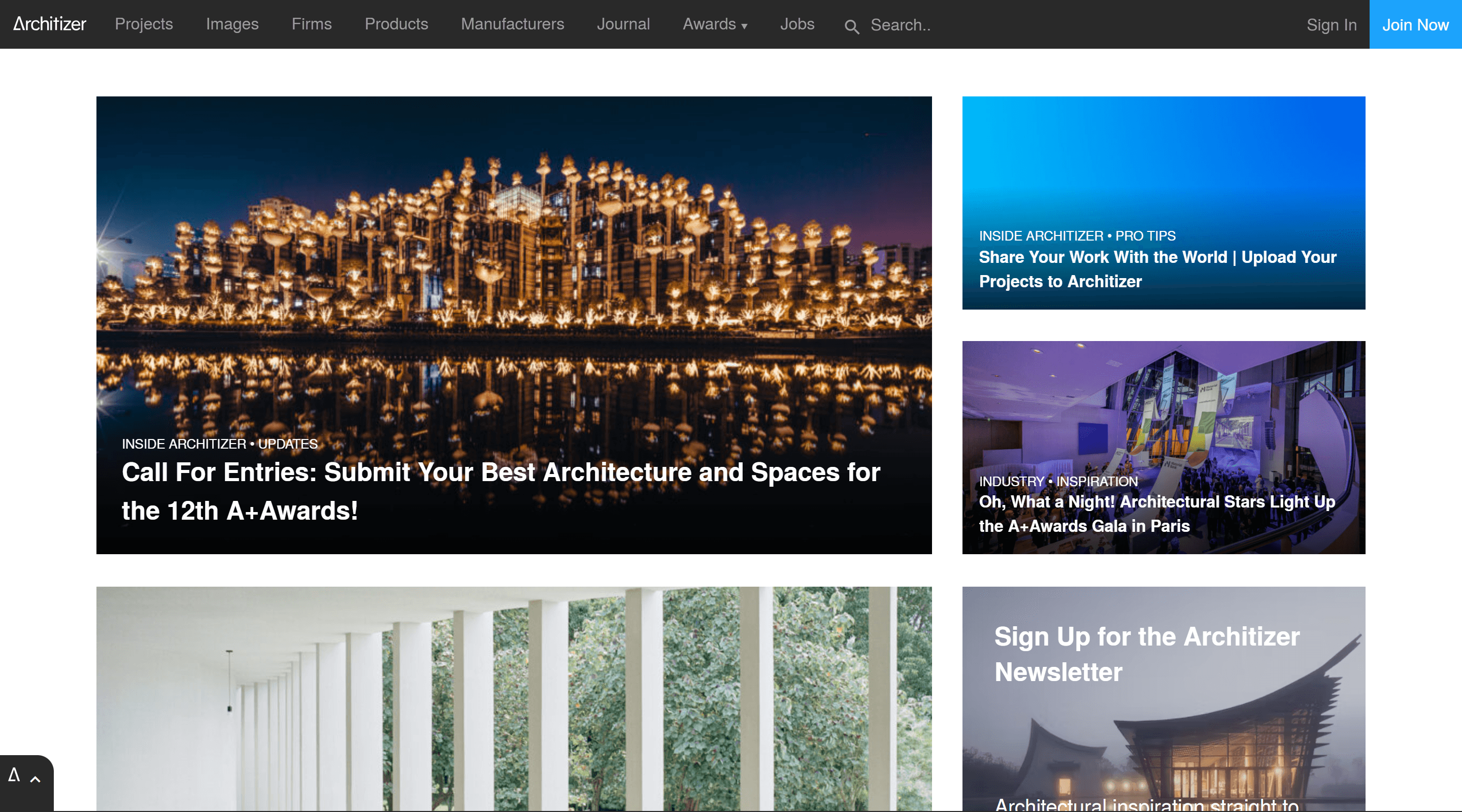Architizer Architecture Website