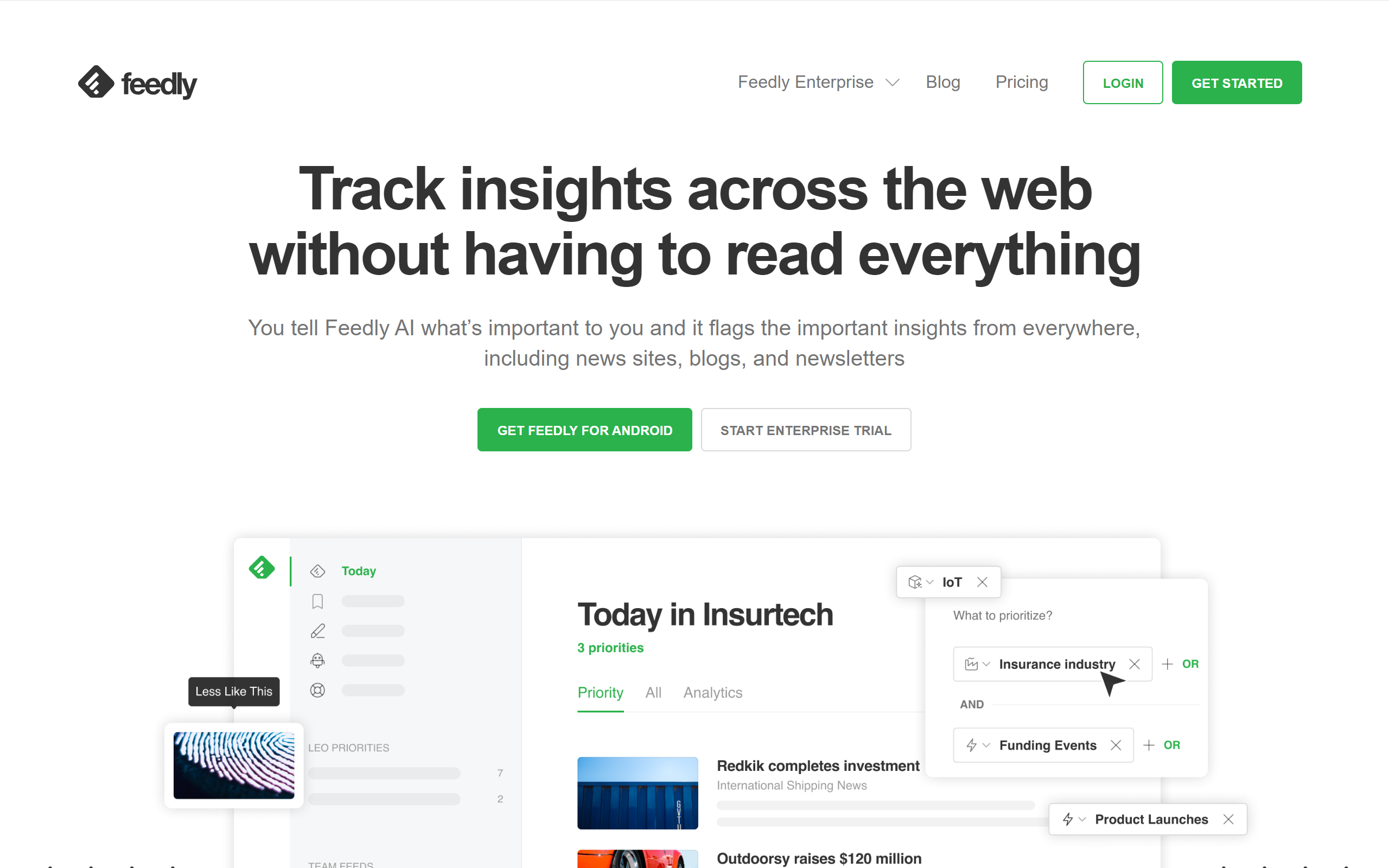 Feedly Competitor Analysis Tool