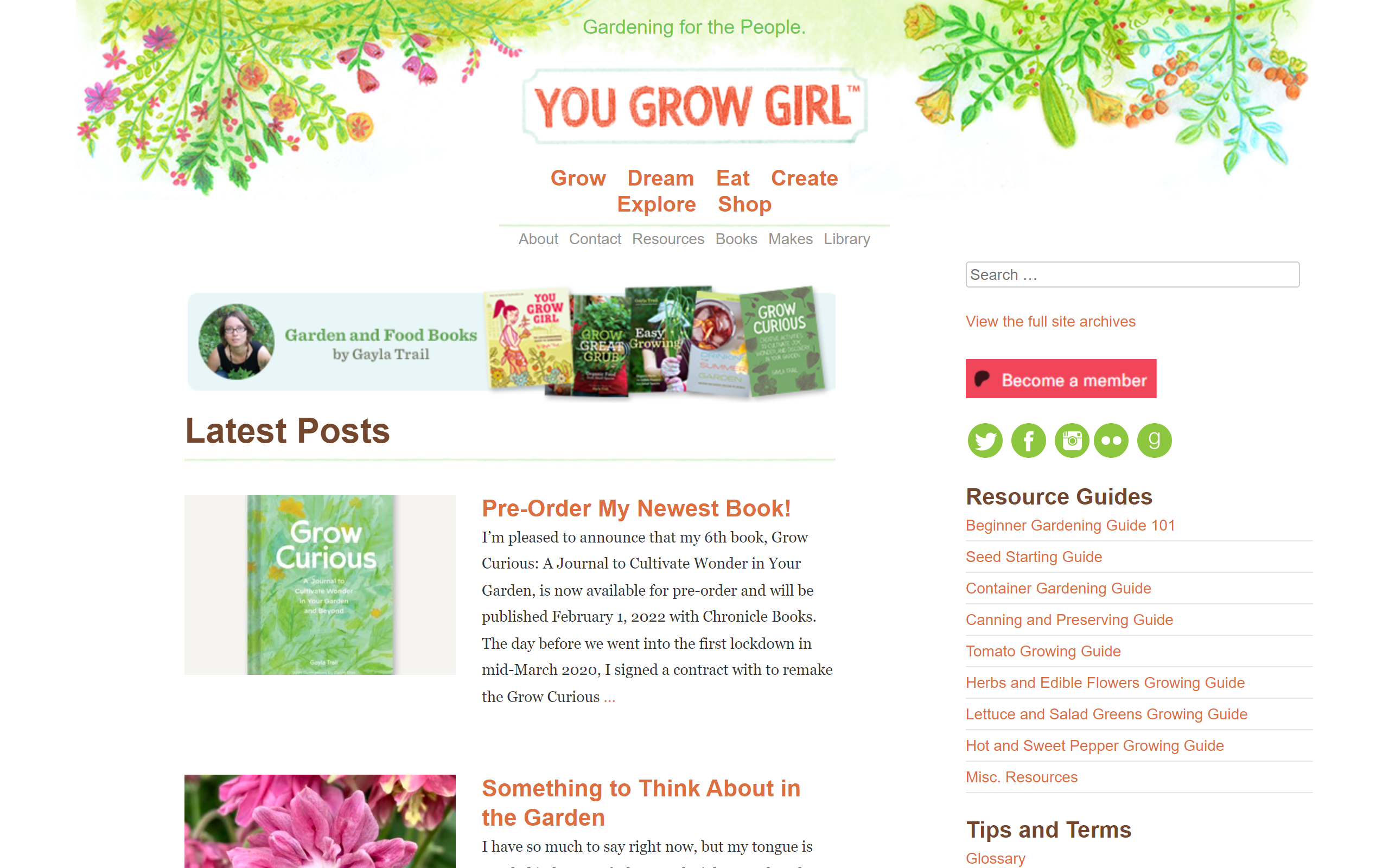 You Grow Girl gardening blog