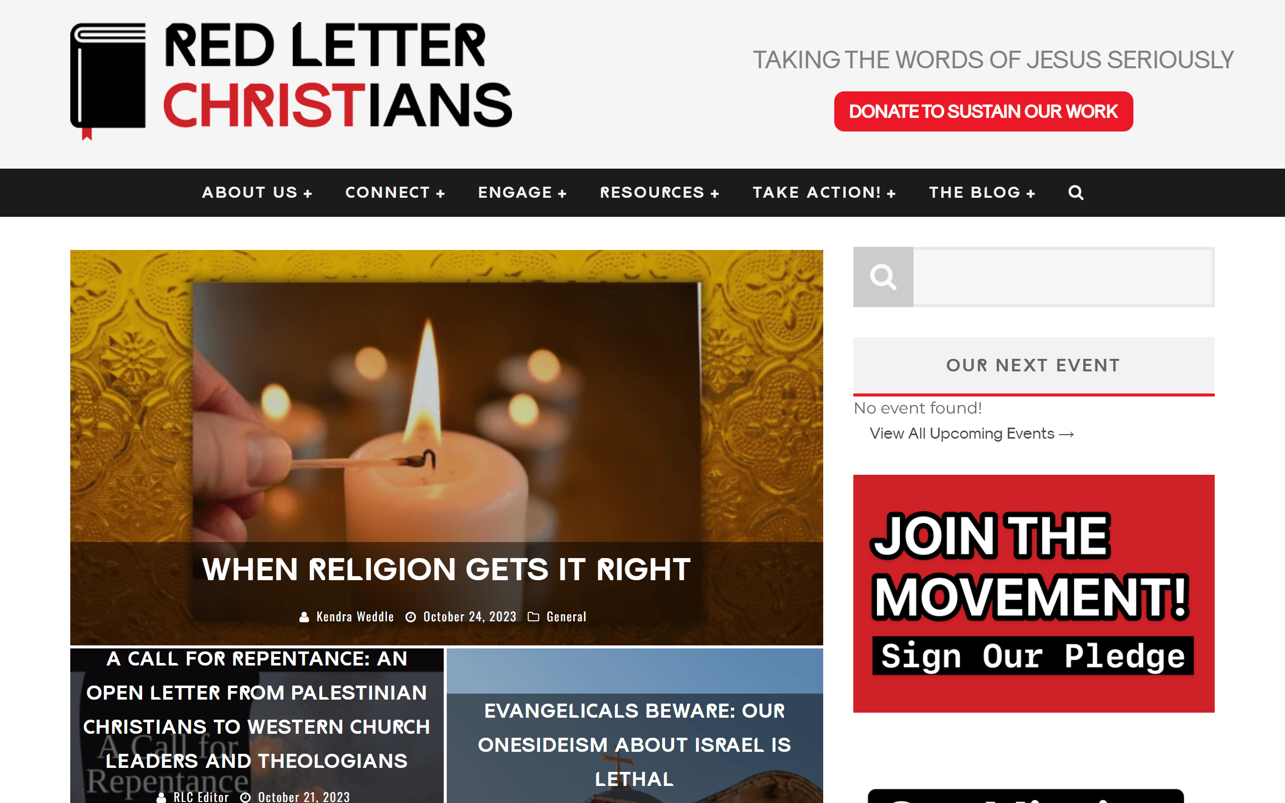 Red Letter Christians Christian Blog