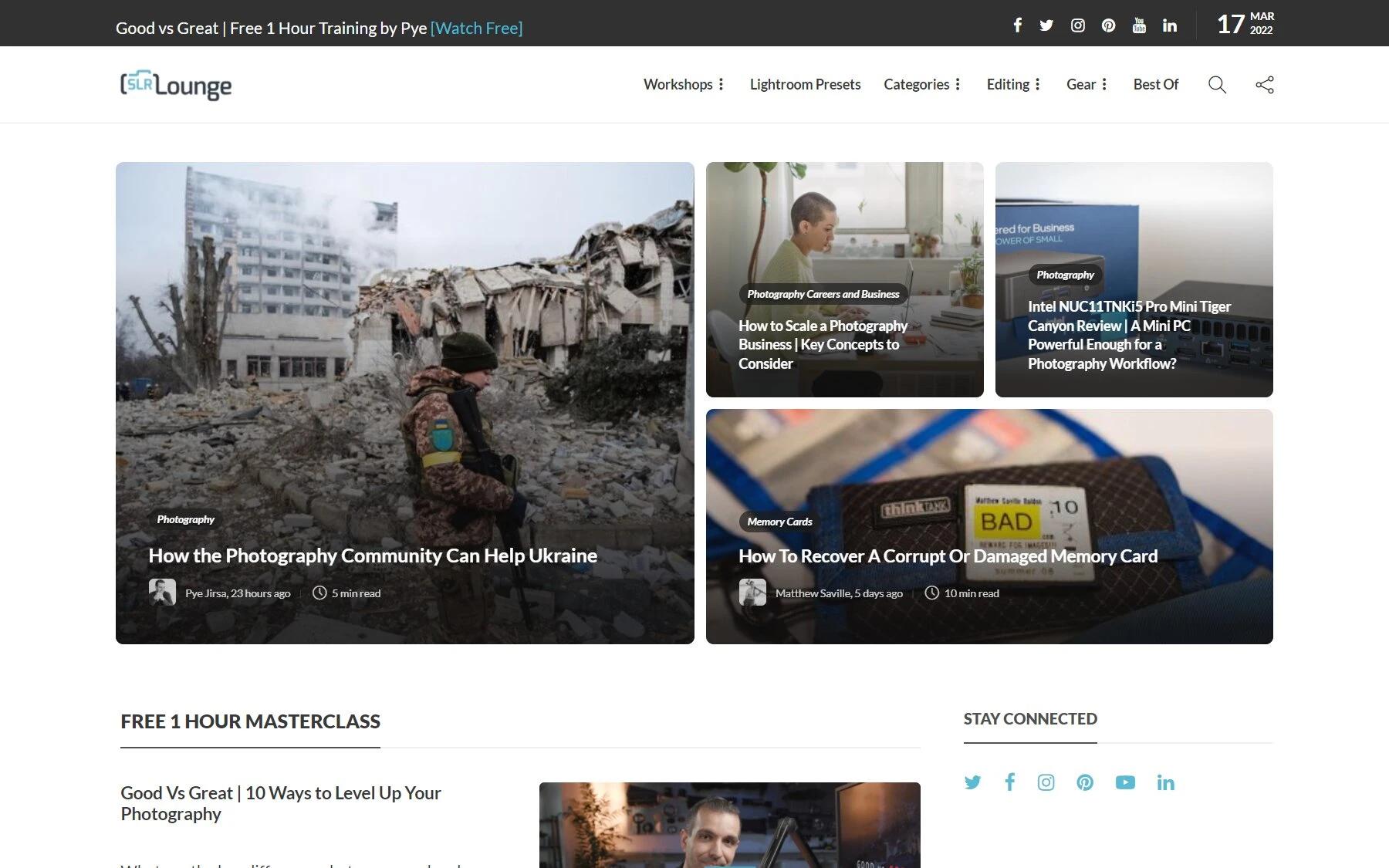 SLR Lounge photography blog