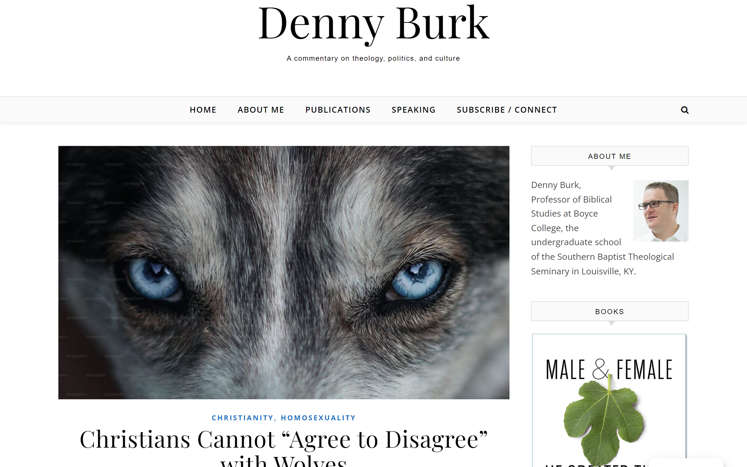 Denny Burk Christian Blog