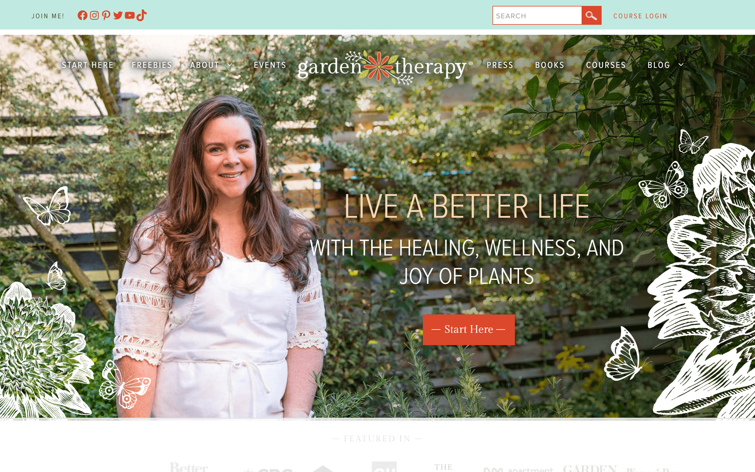 Garden Therapy gardening blog