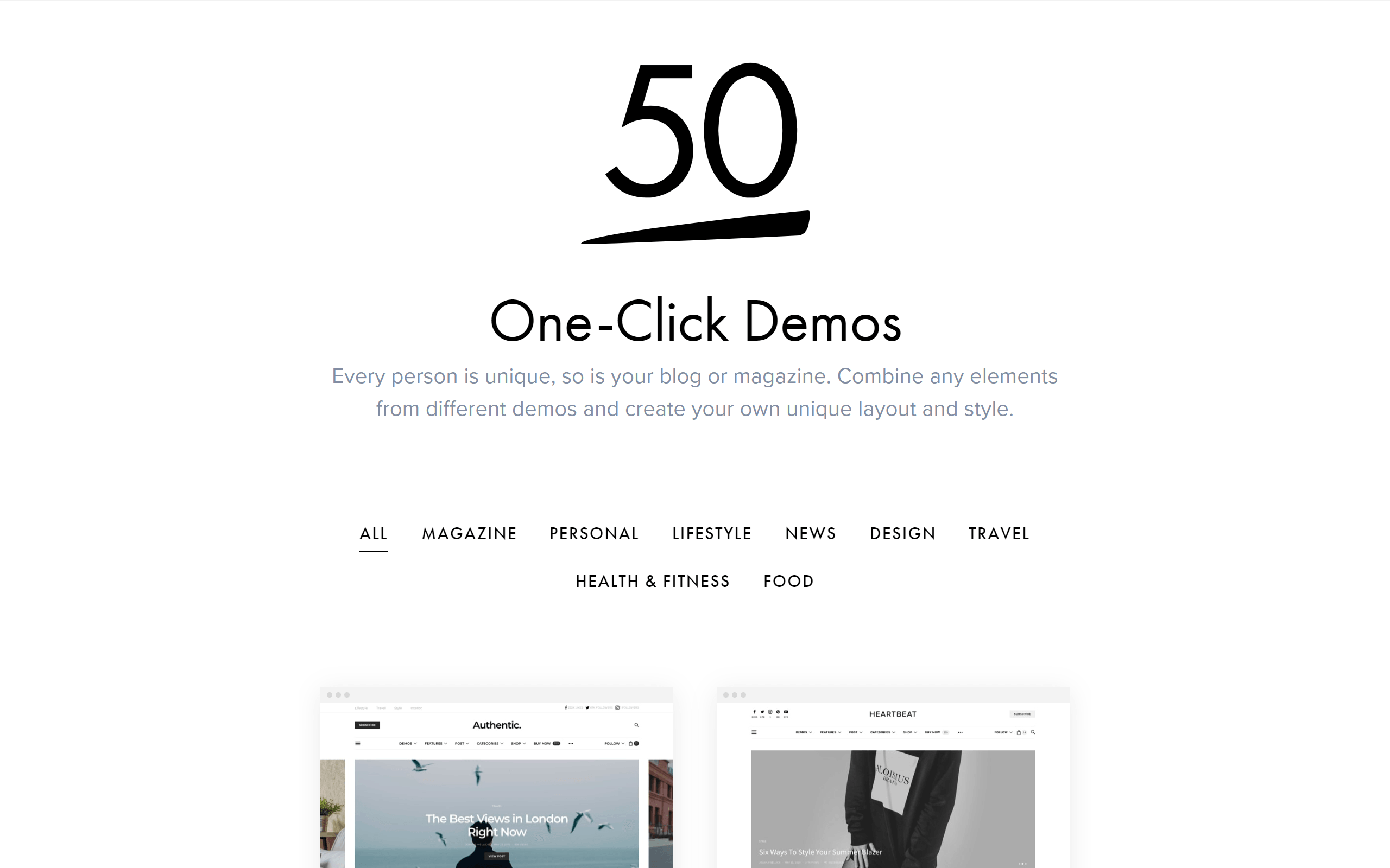 Authentic WordPress Themes