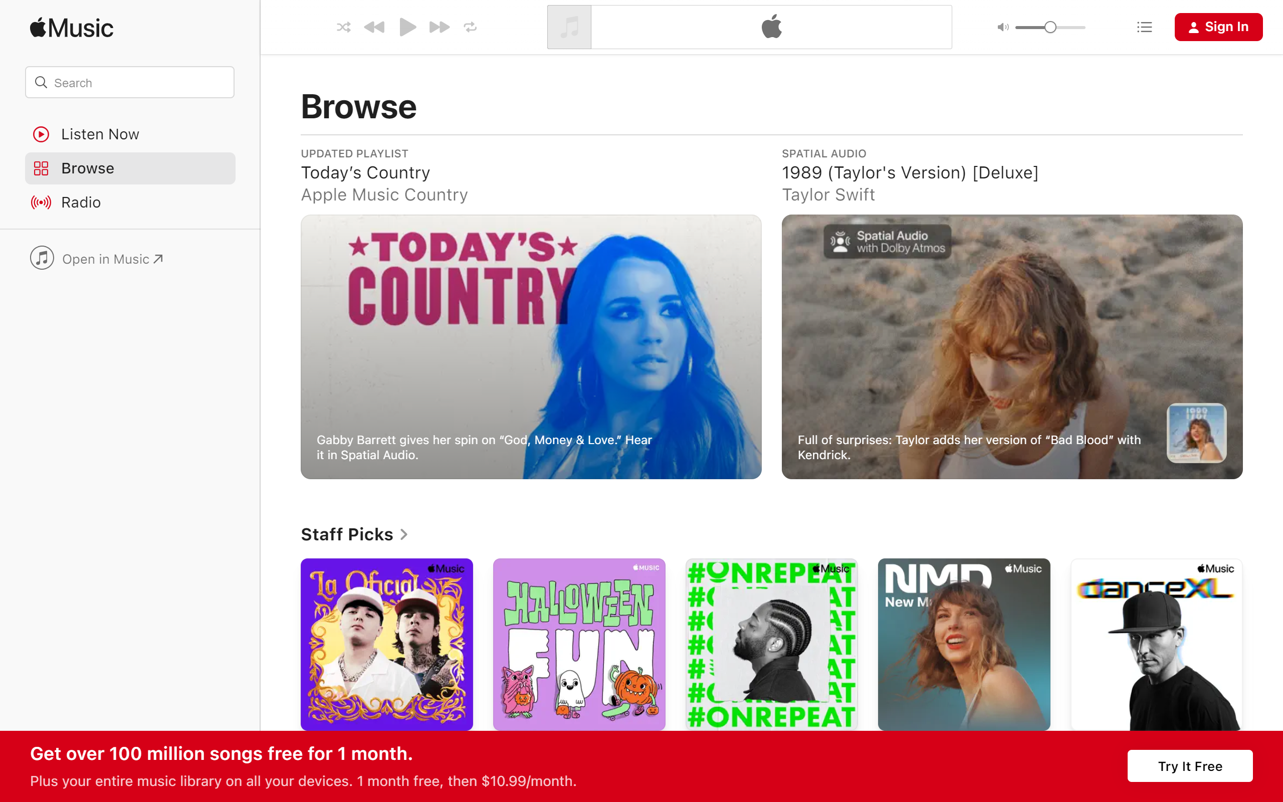 Apple Music Music Website