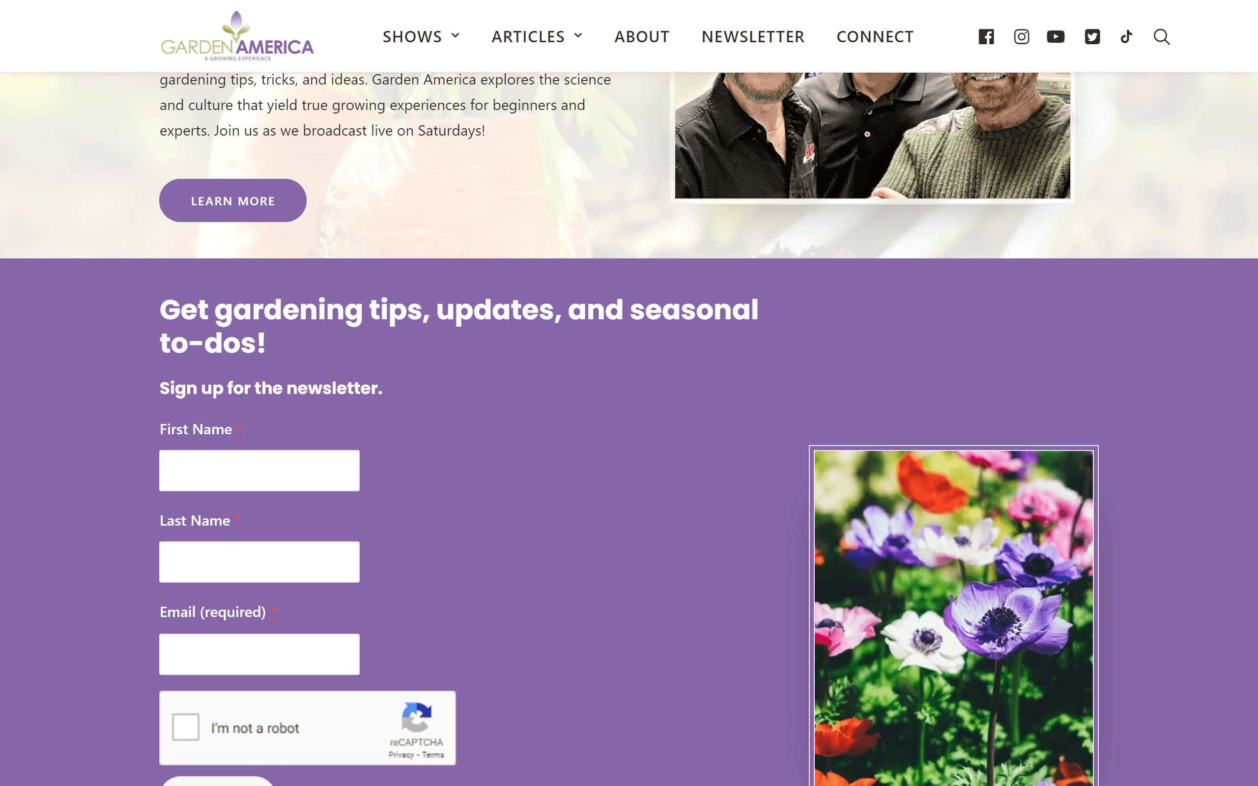 Garden America gardening blog