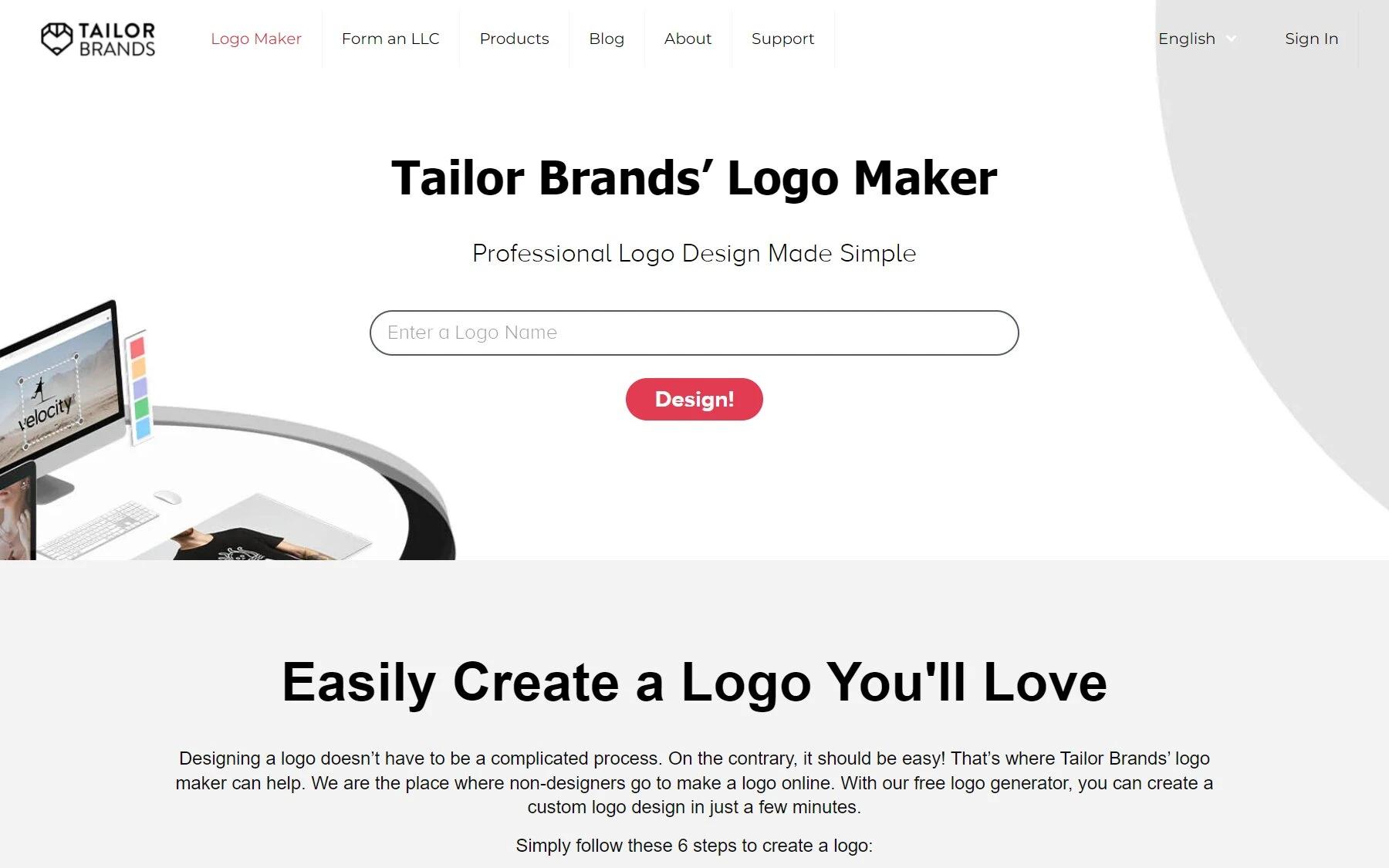 Tailor Brands Logo Maker