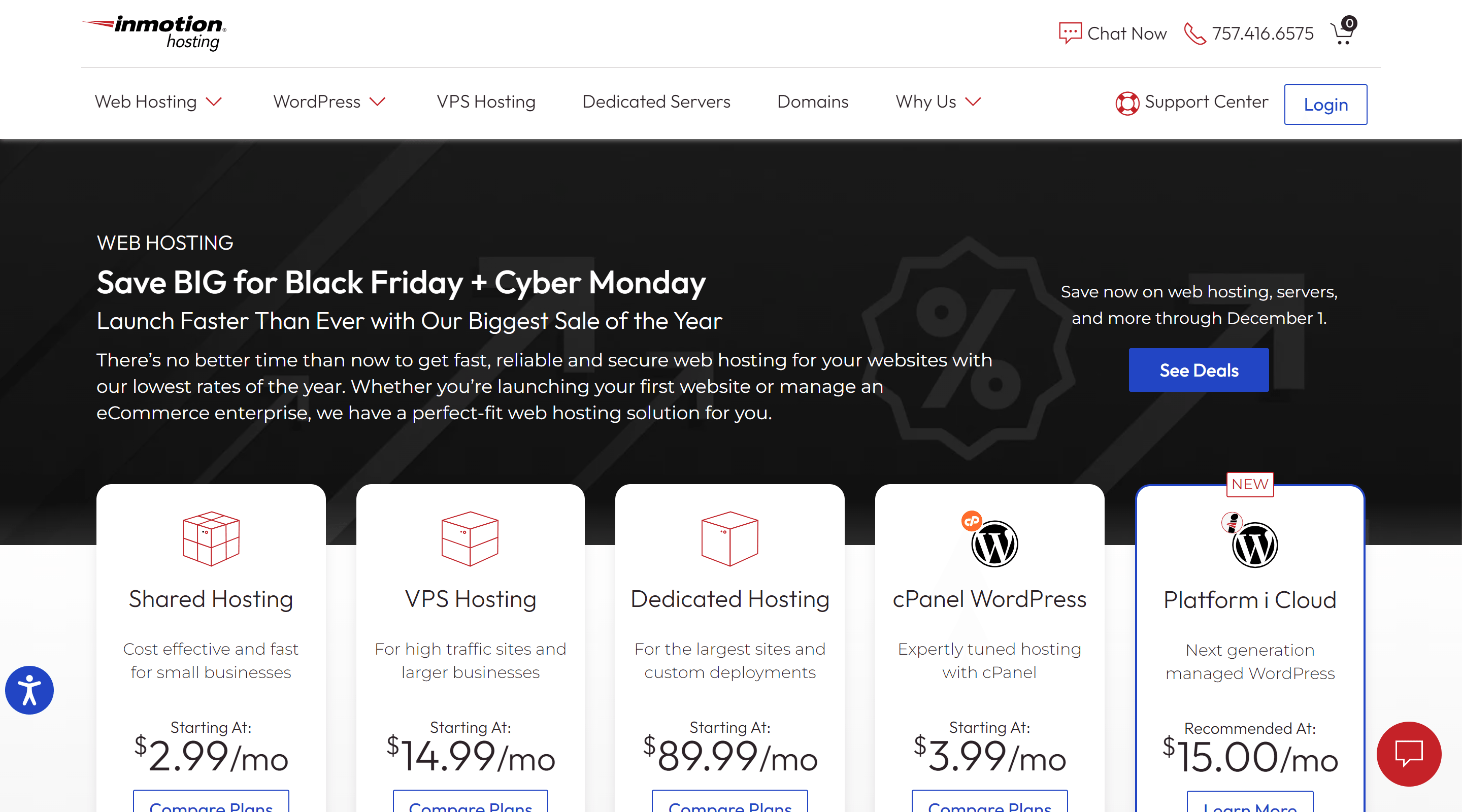 InMotion Hosting WordPress Hosting Provider