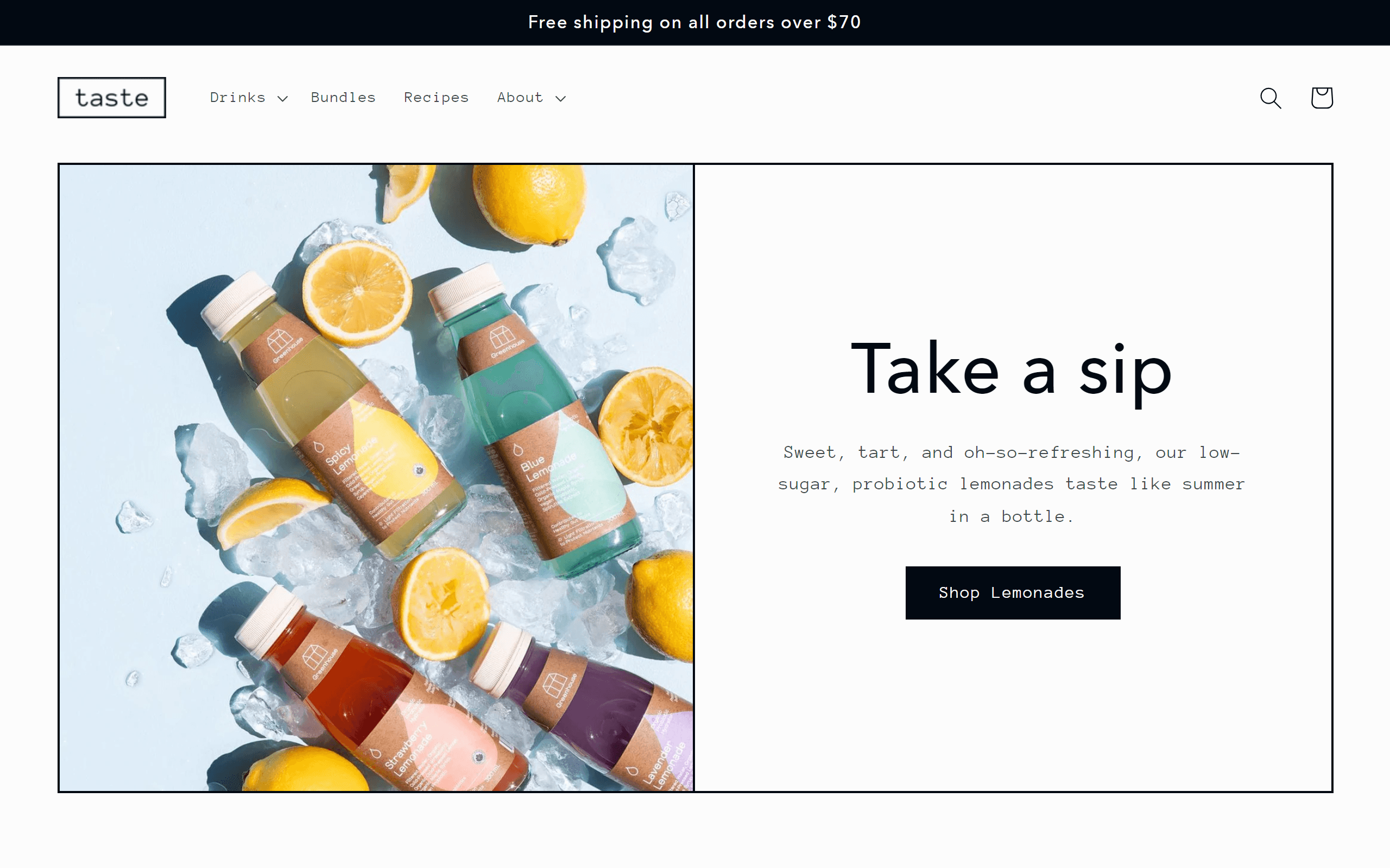 Taste Shopify theme