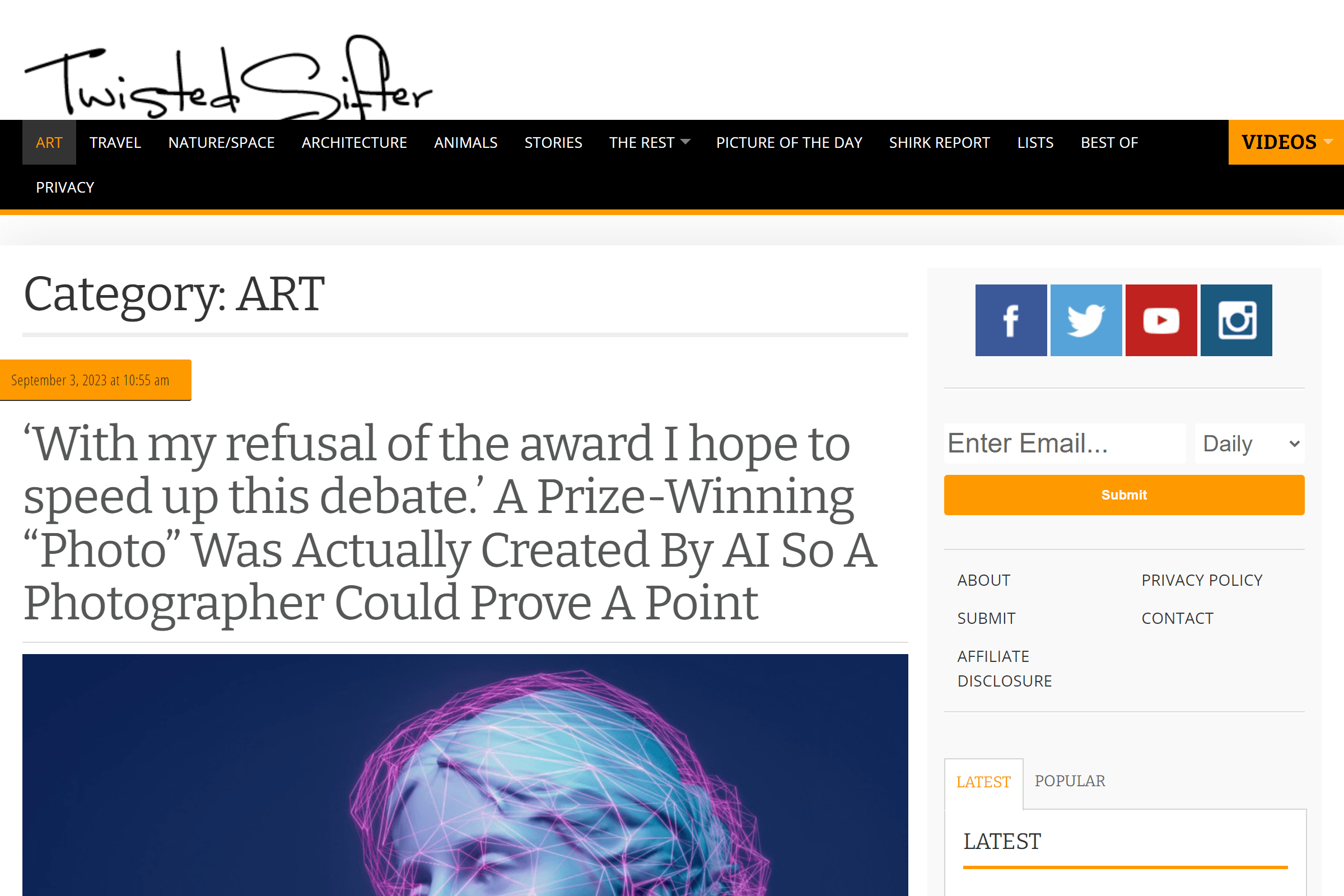 Twisted Sifter art blog