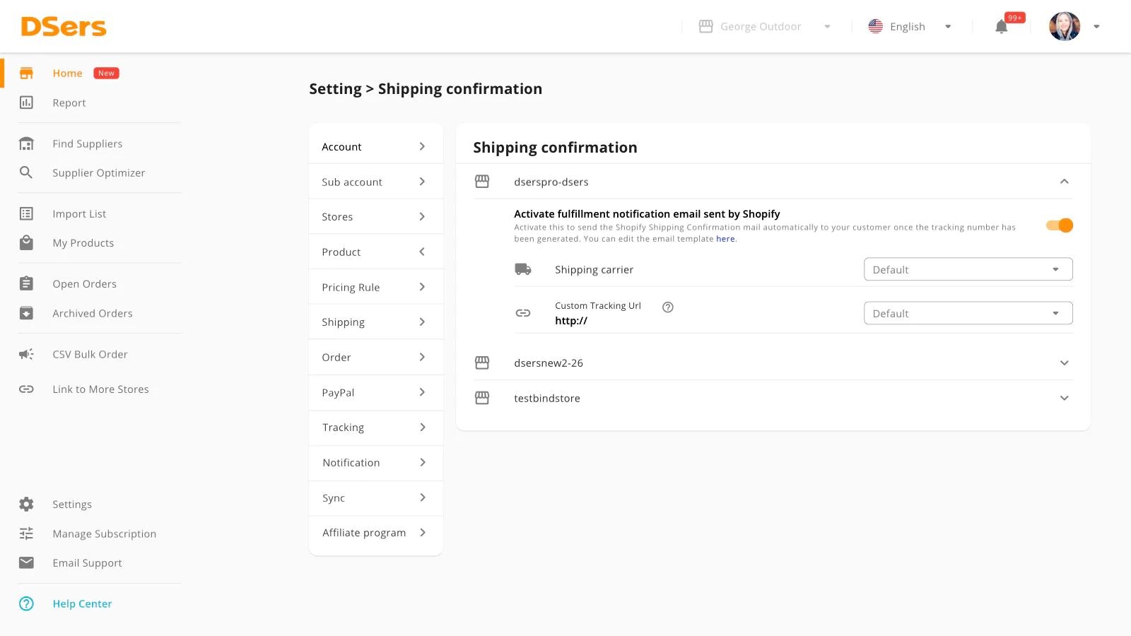 DSers‑AliExpress Dropshipping Shopify App