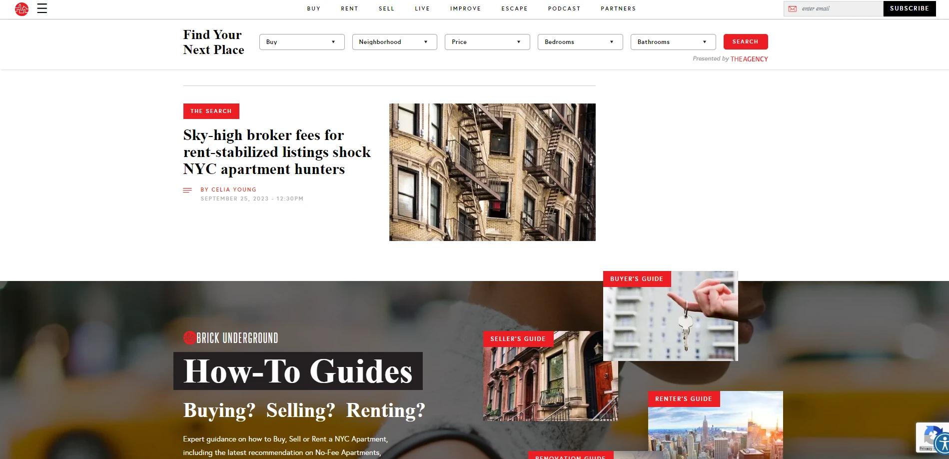 Brick Underground real estate blog