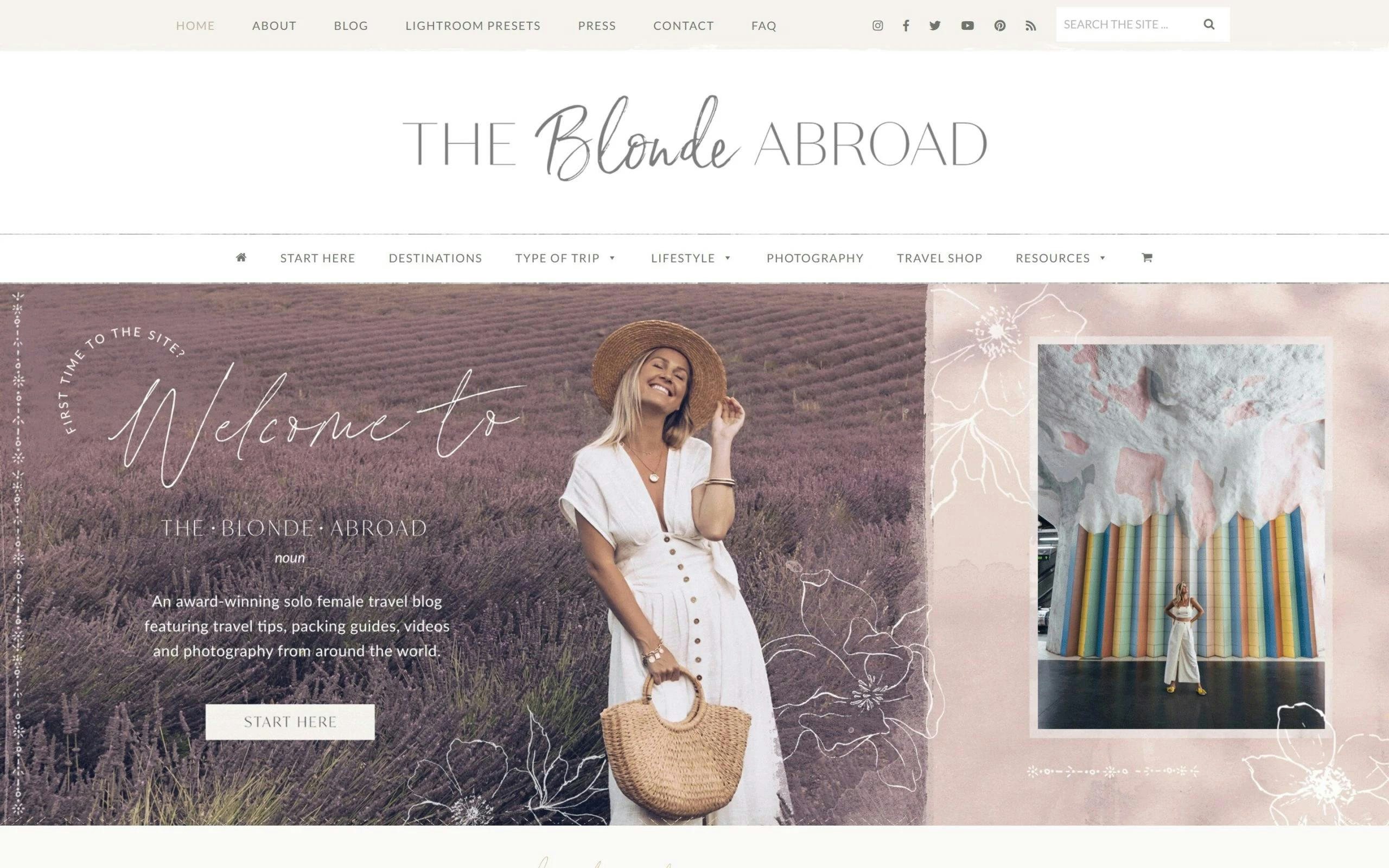 The Blonde Abroad travel blog