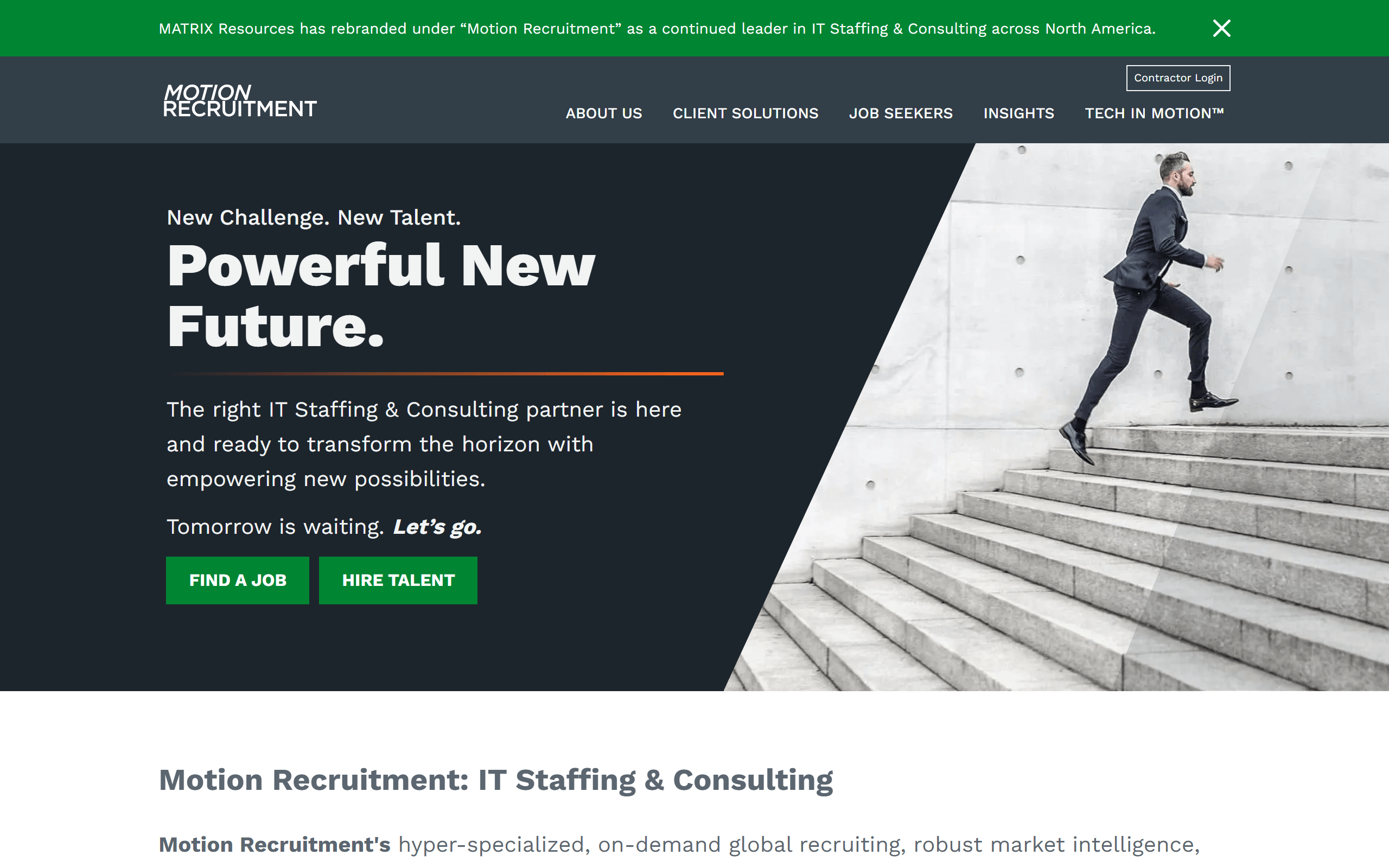 Motion Recruitment Job Search Site