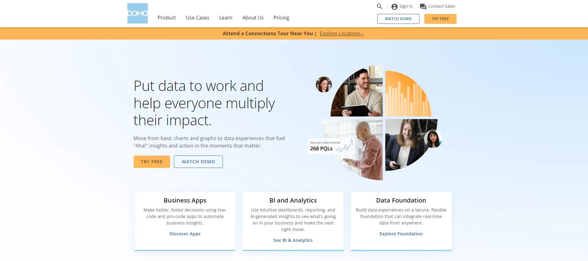 Domo data analytics tool