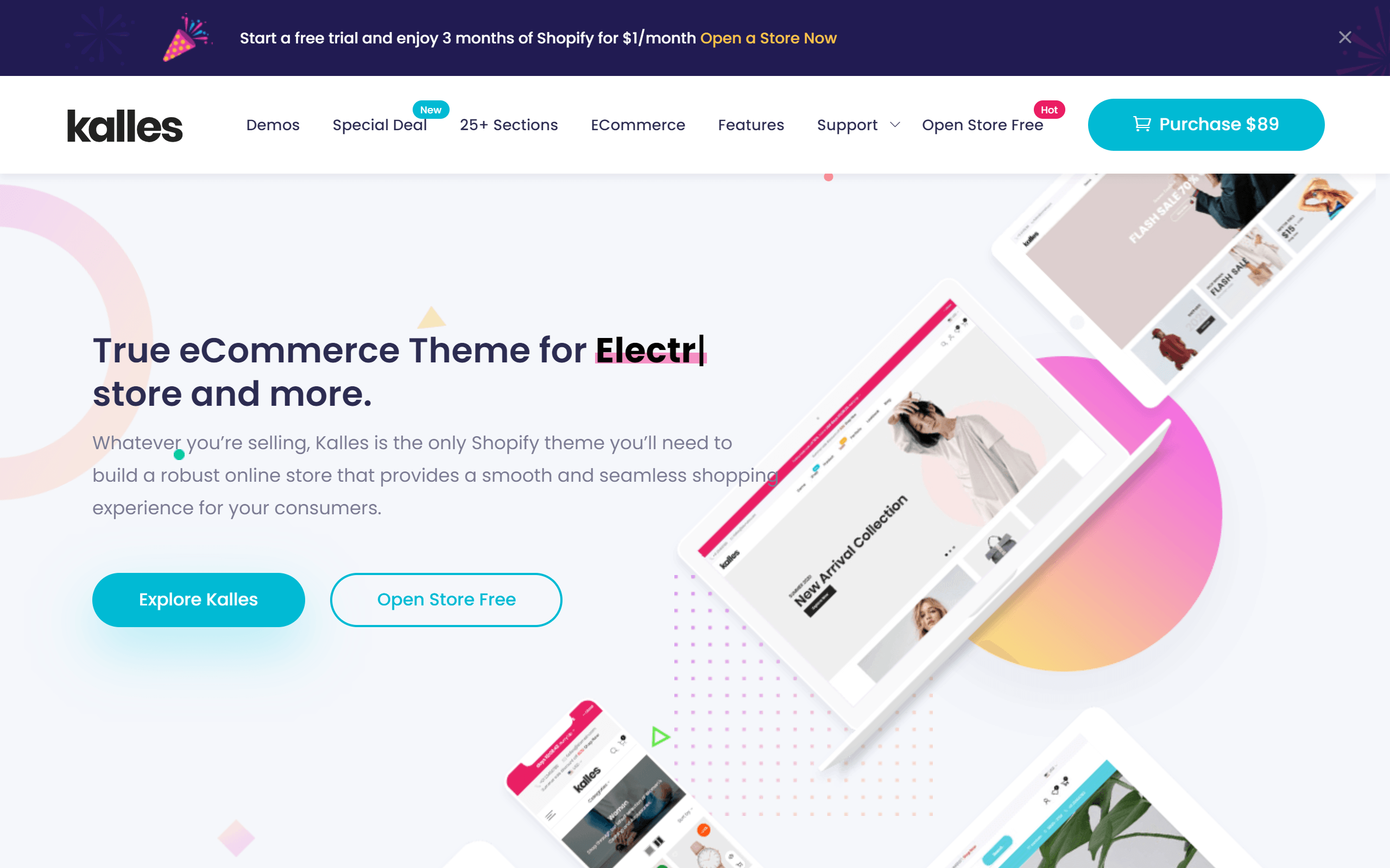 Kalles Shopify theme