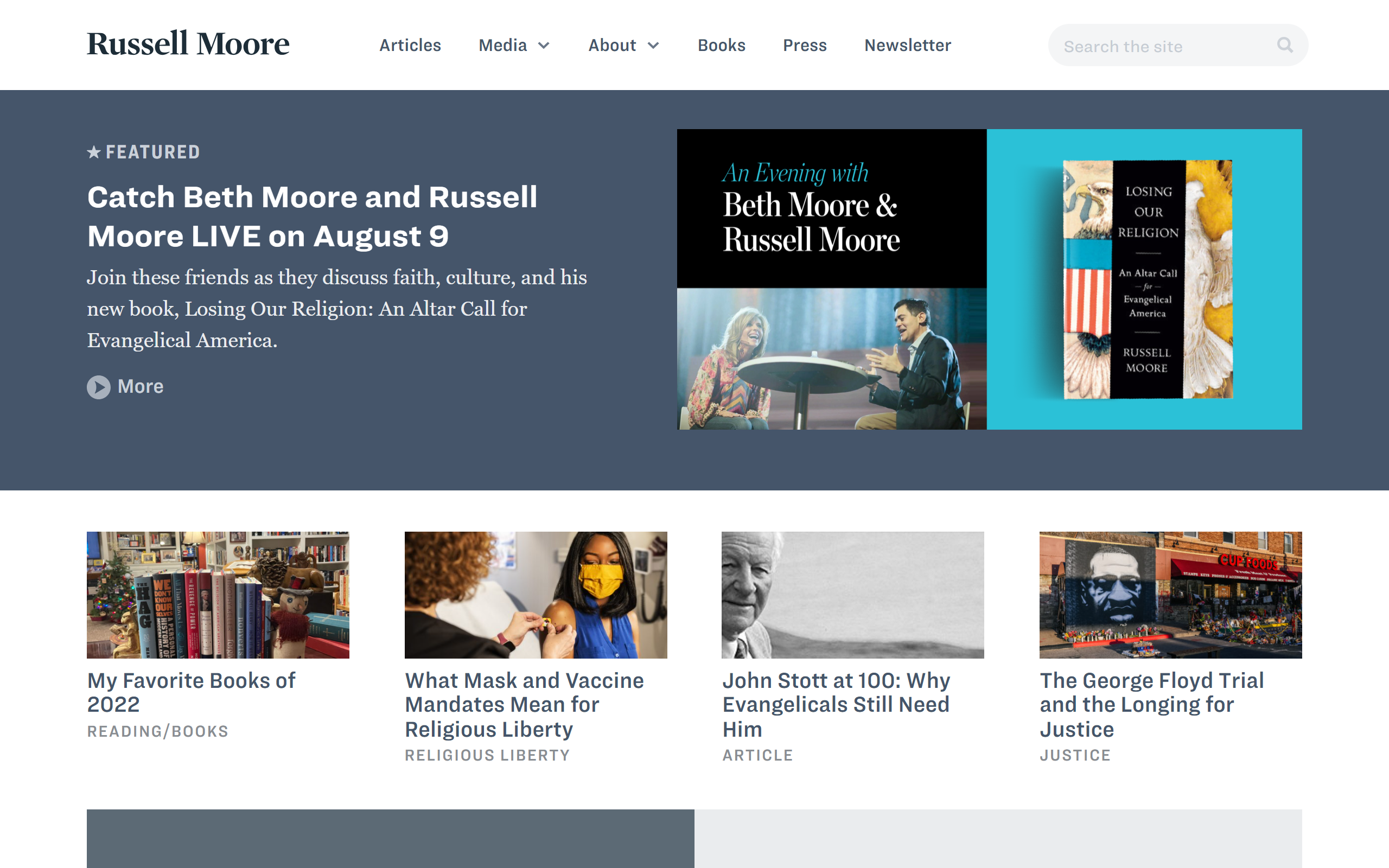 Russell Moore Christian Blog