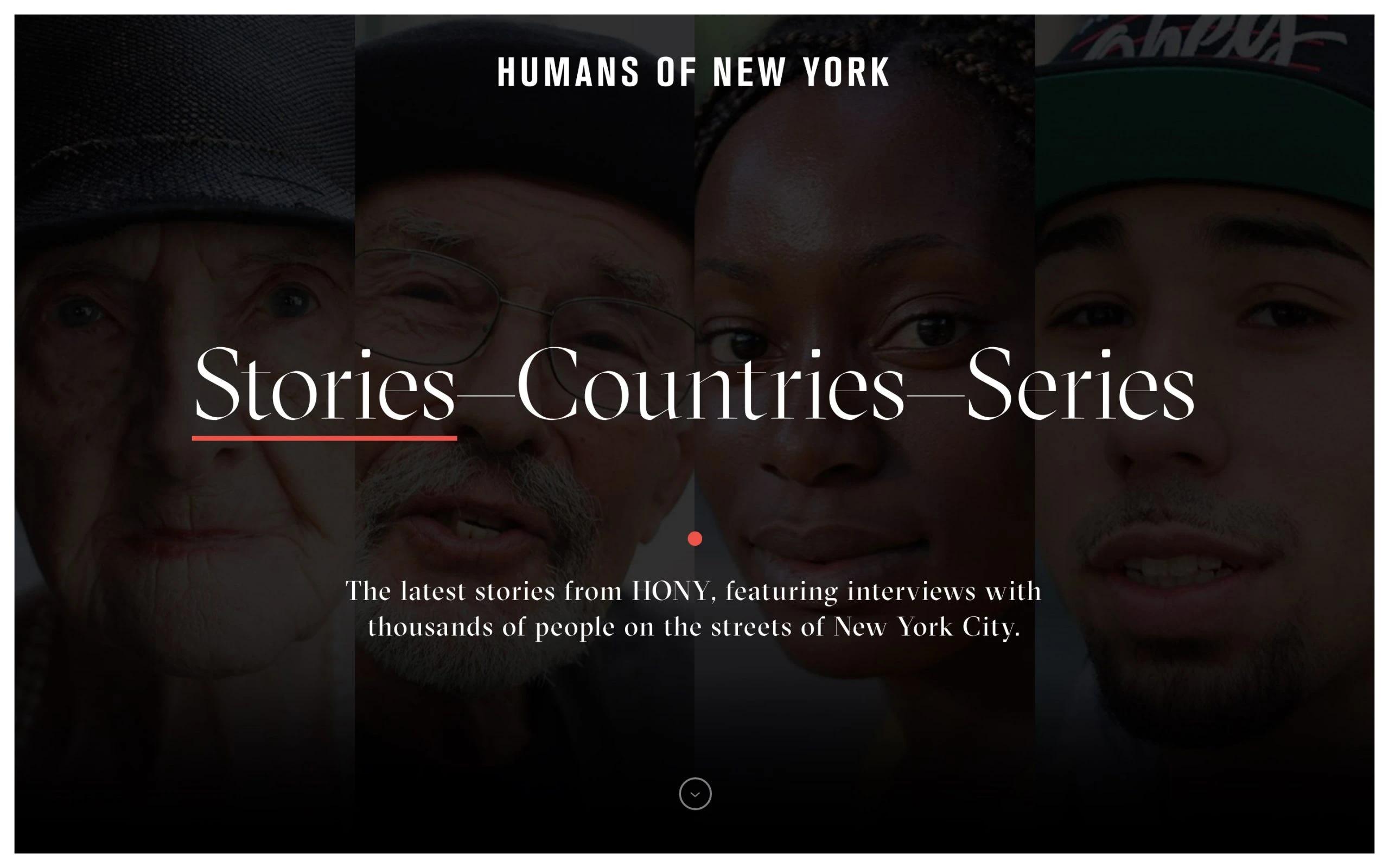 Humans of New York photography blog