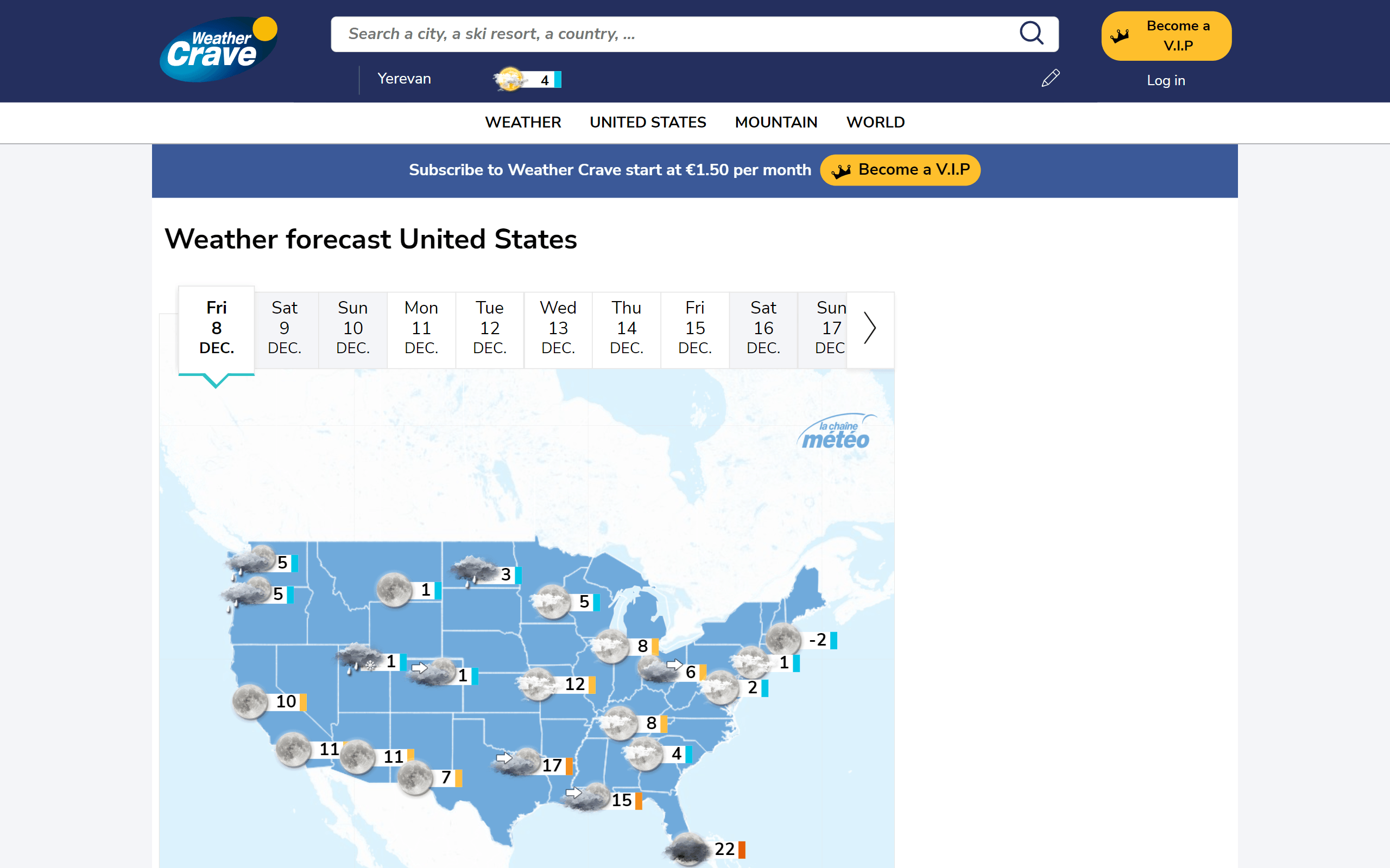 WeatherCrave Weather Site