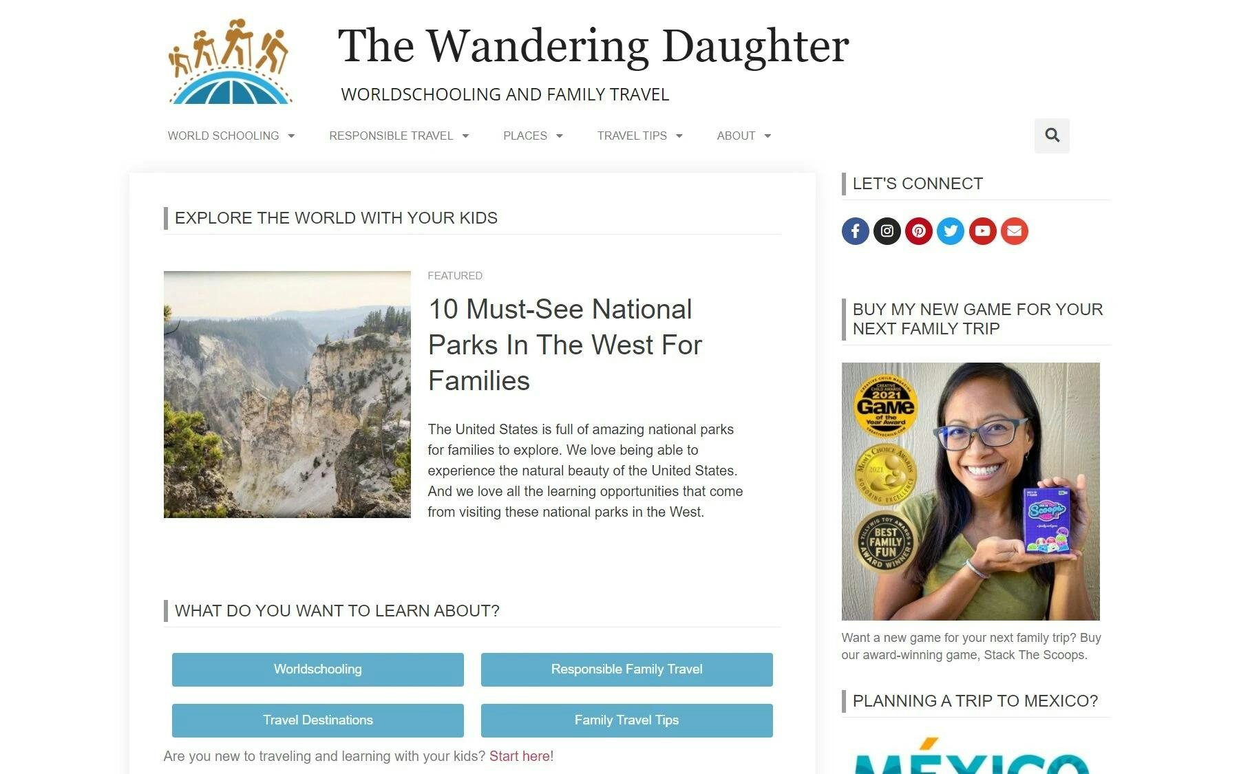 The Wandering Daughter travel blog