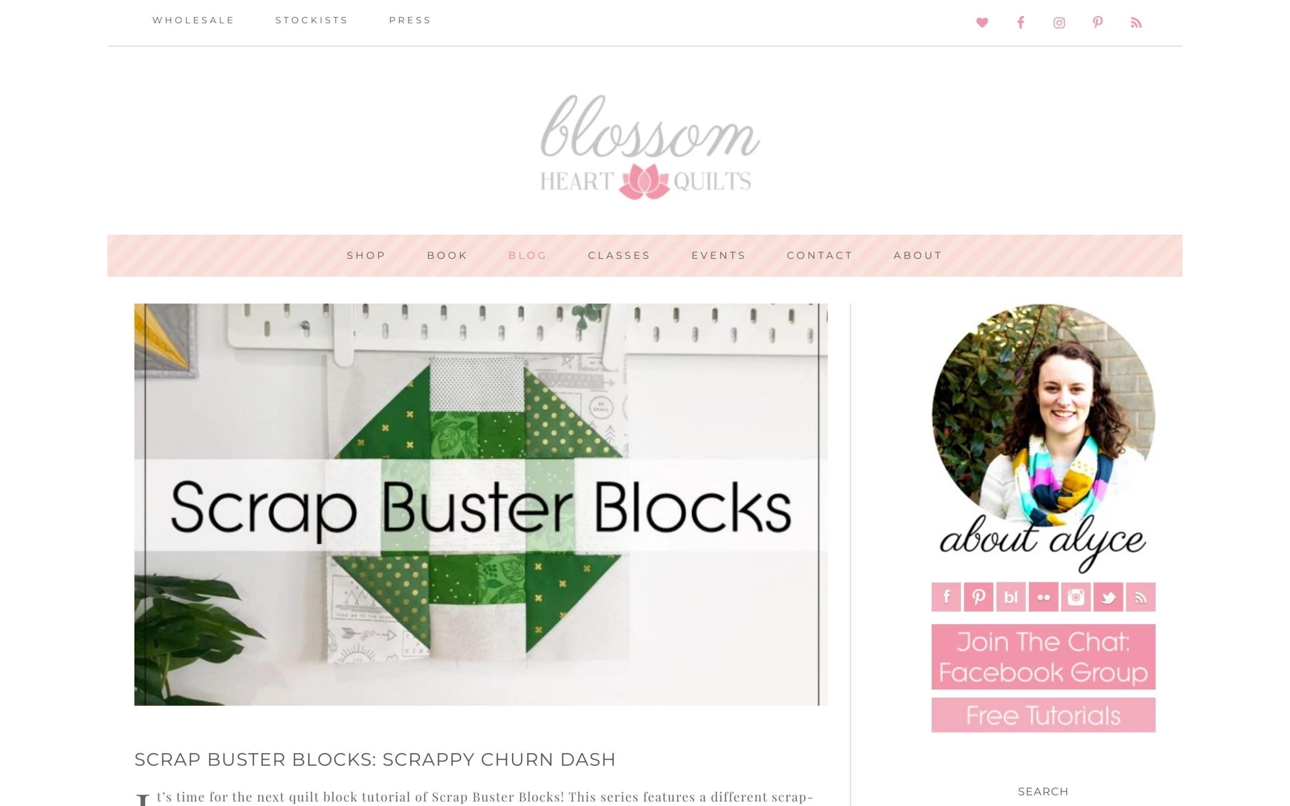 Blossom Heart Quilts DIY blog