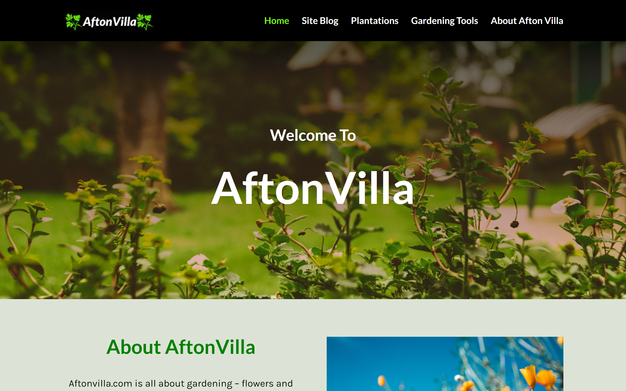 Afton Villa gardening blog