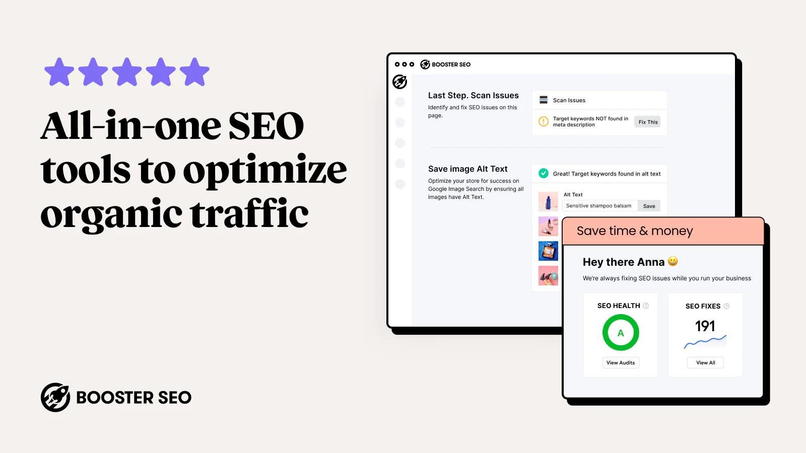 BOOSTER SEO & IMAGE OPTIMIZER Shopify SEO app