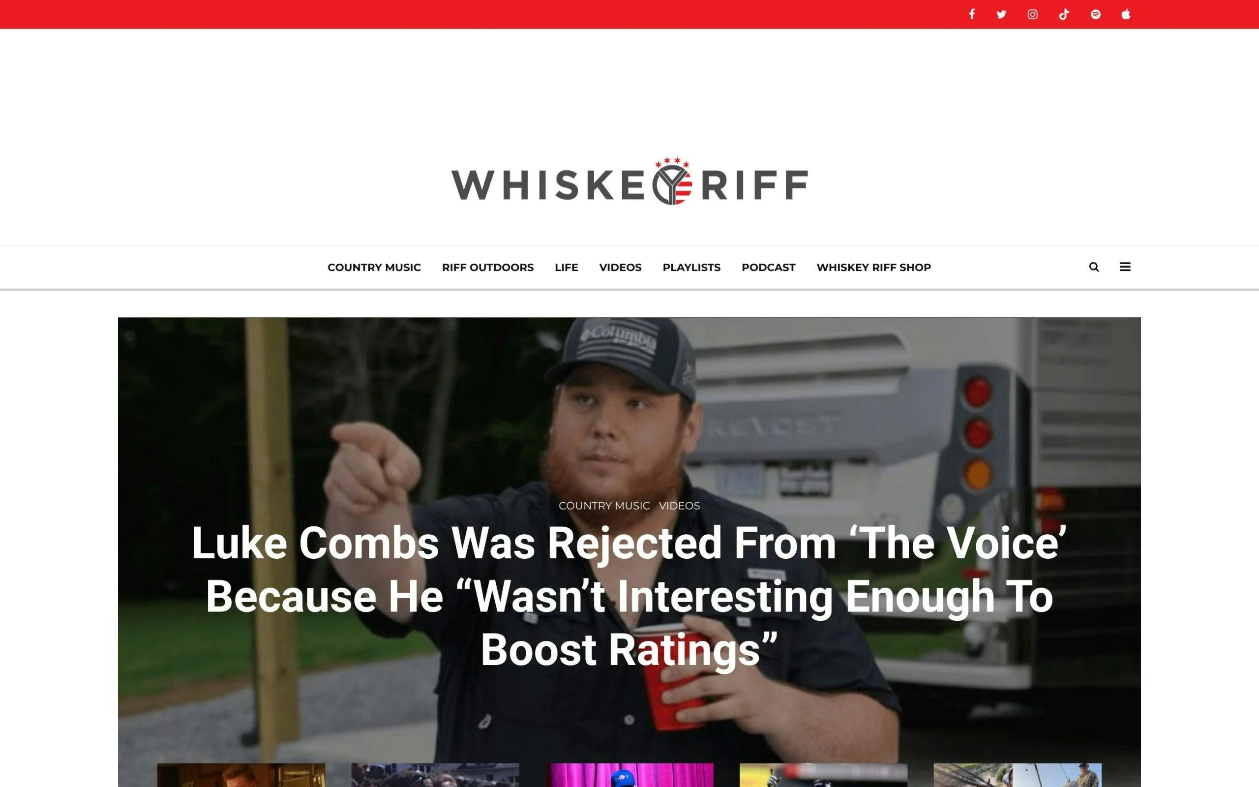 Whiskey Riff music blog