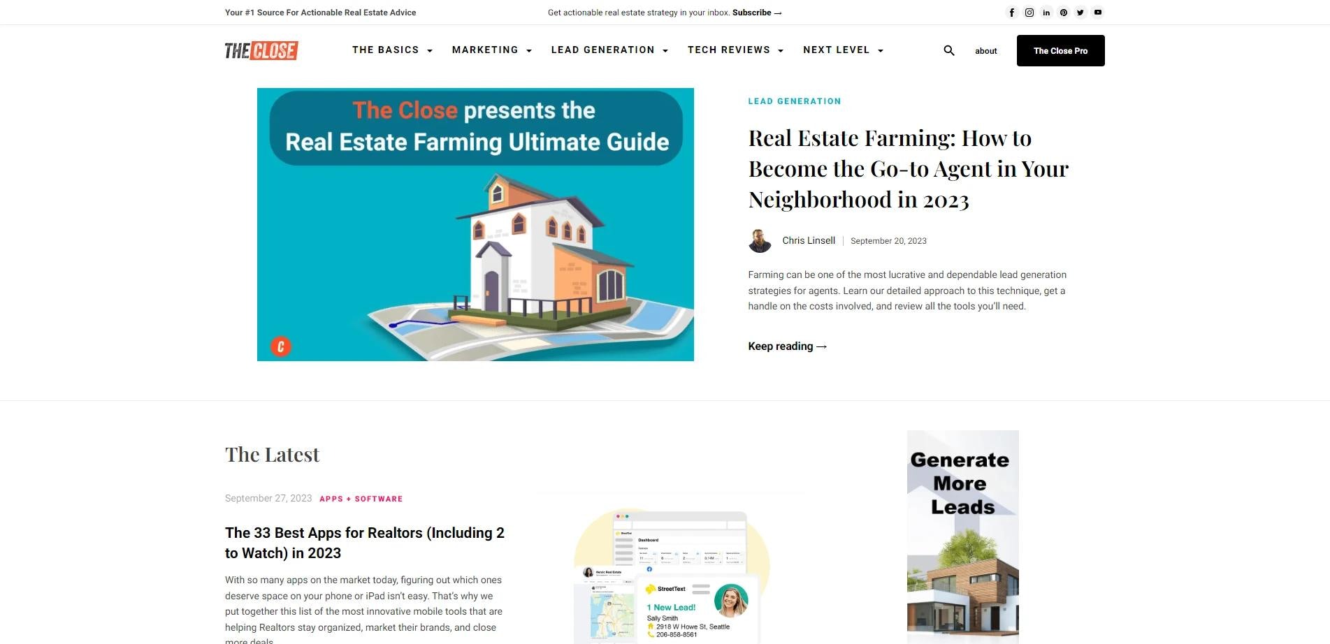 The Close real estate blog
