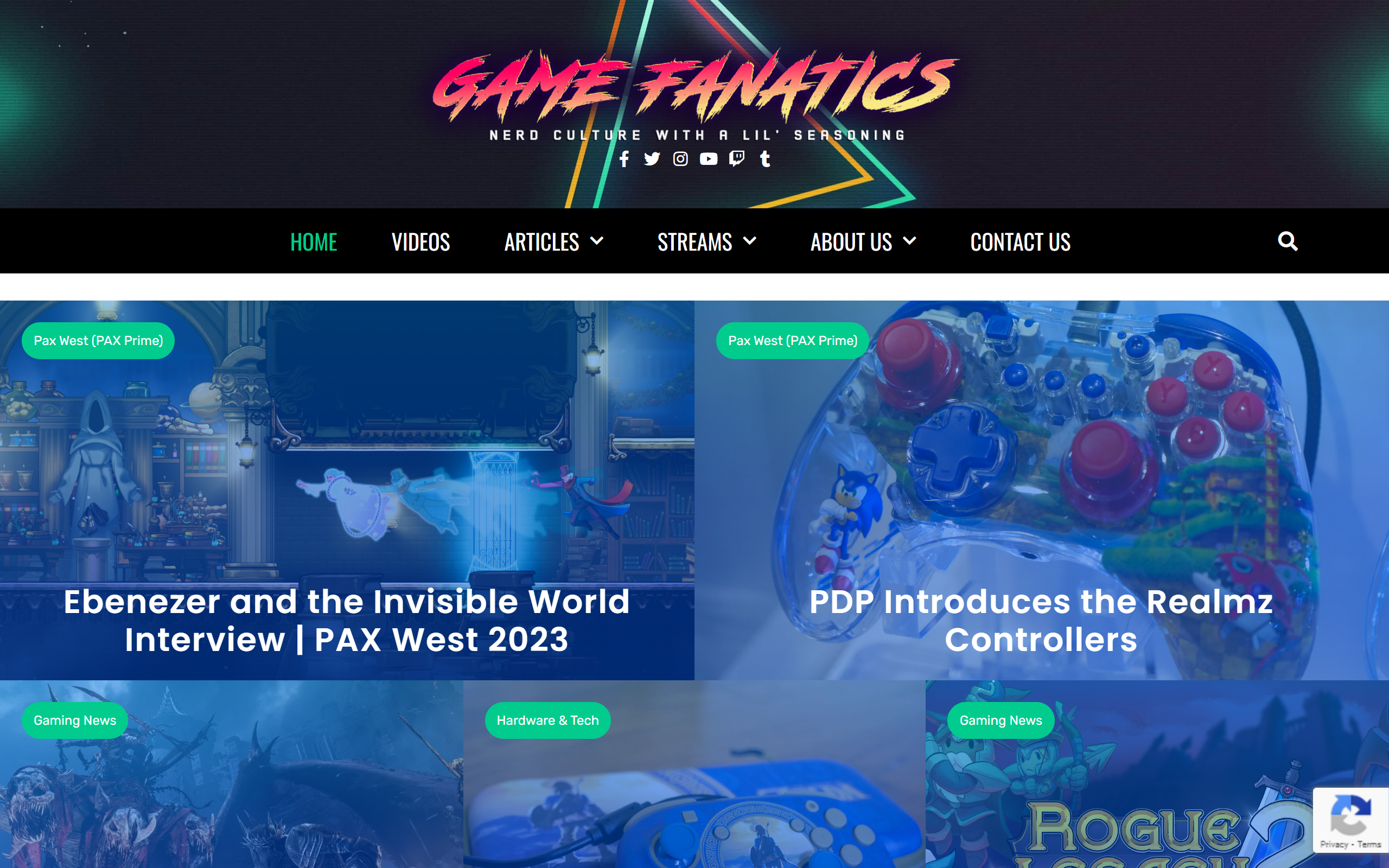 The Game Fanatics gaming blog