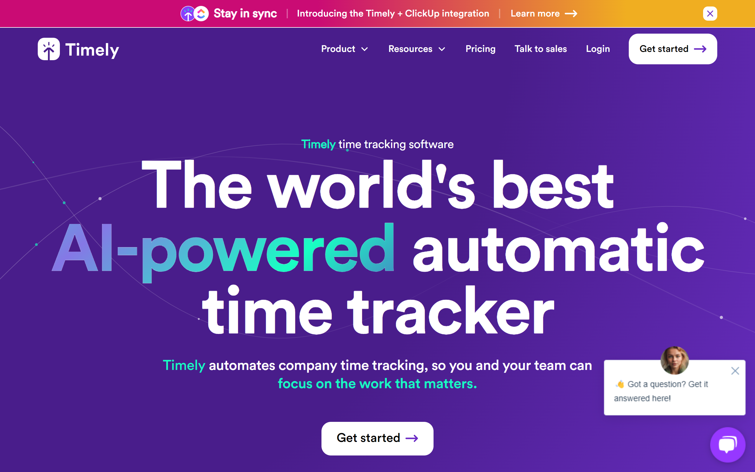  Timely time tracking tool