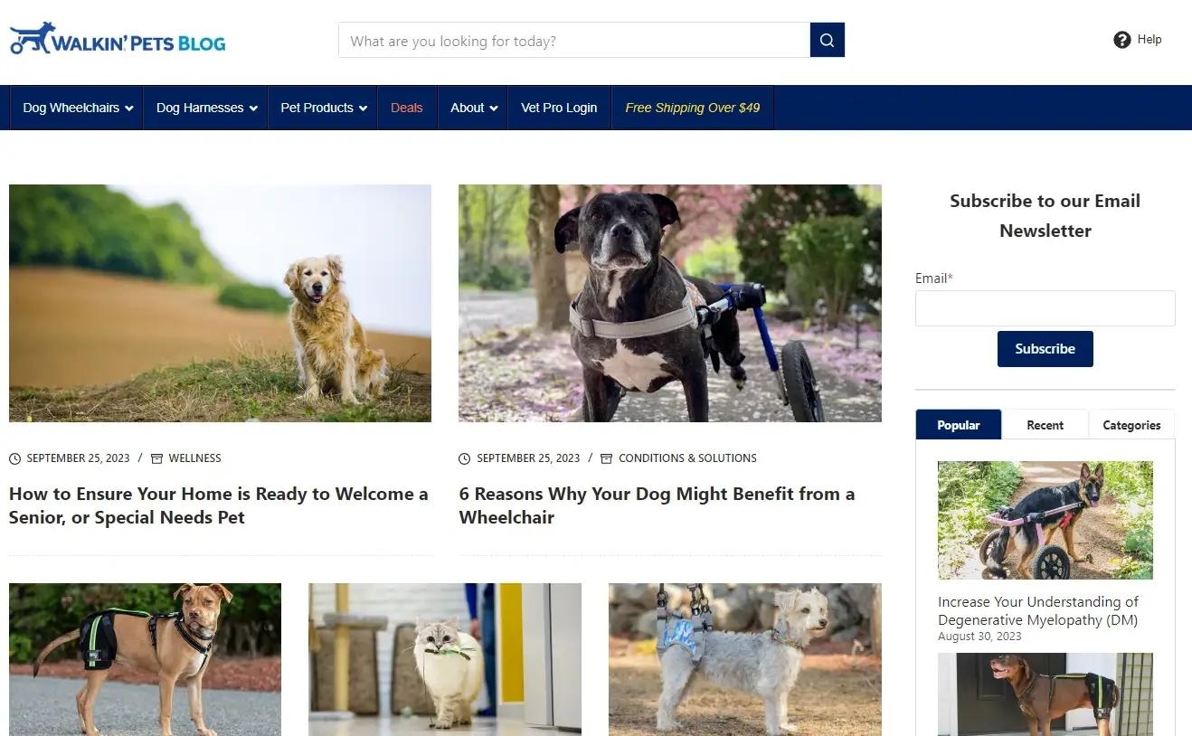 Walkin' Pets pet blog