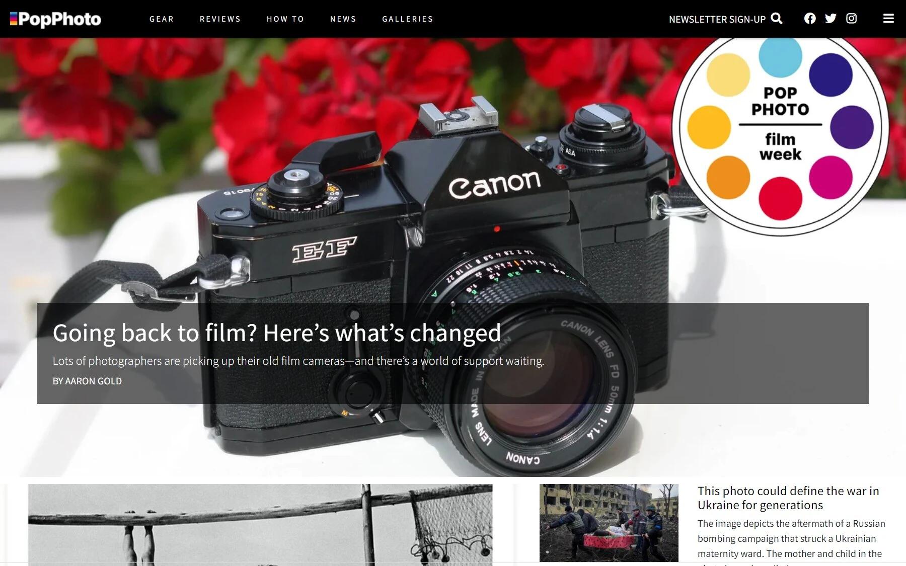 Popular Photography photography blog