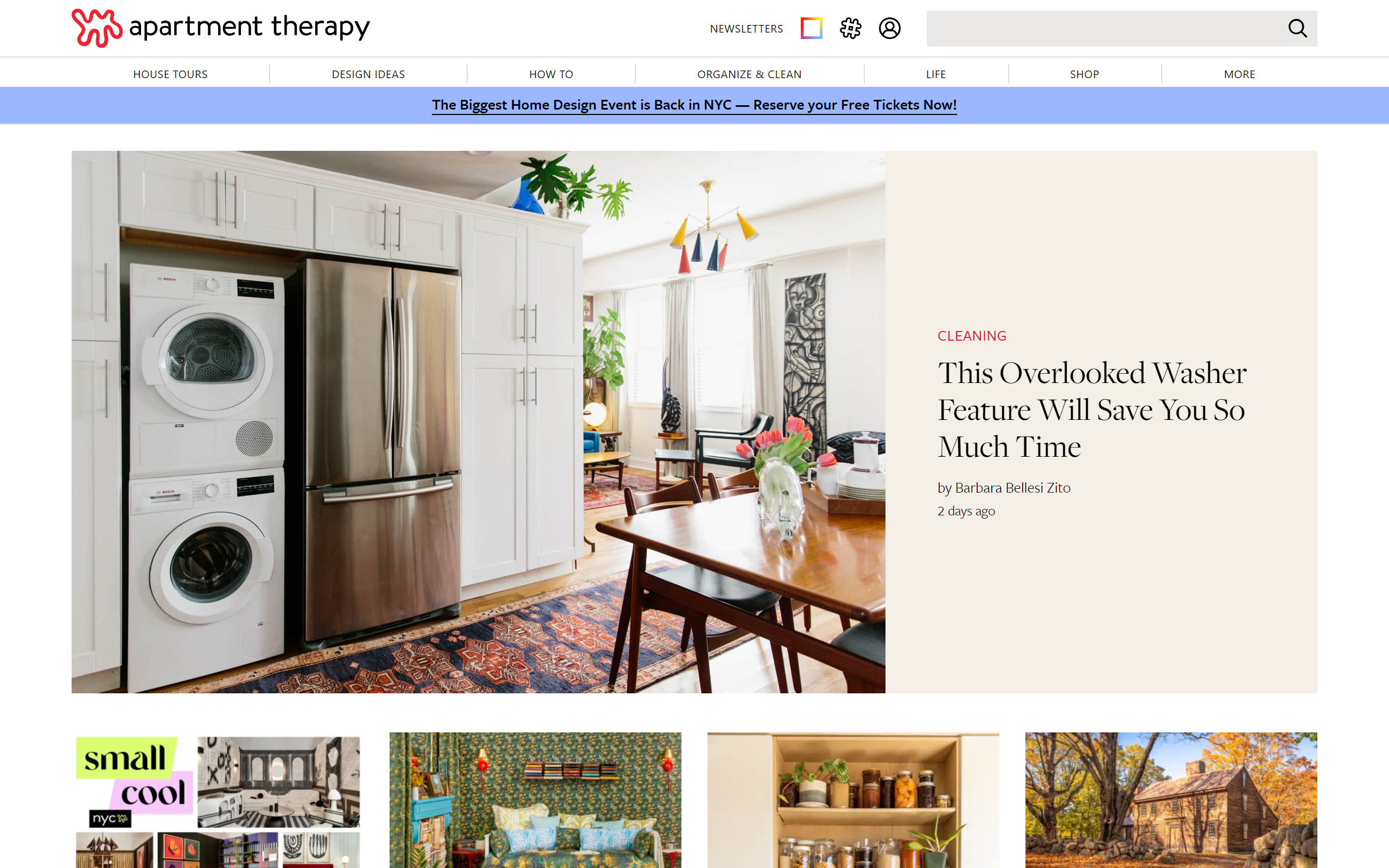 Apartment Therapy interior design blog