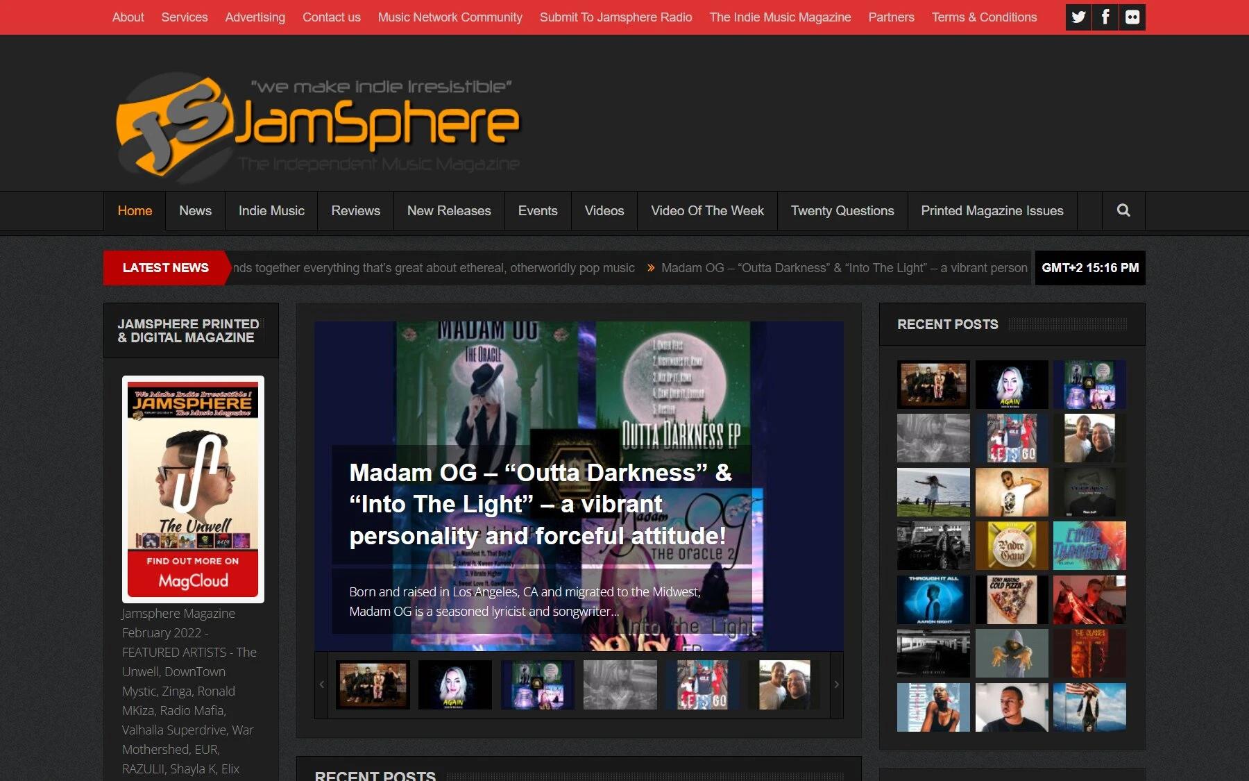 Jamsphere music blog