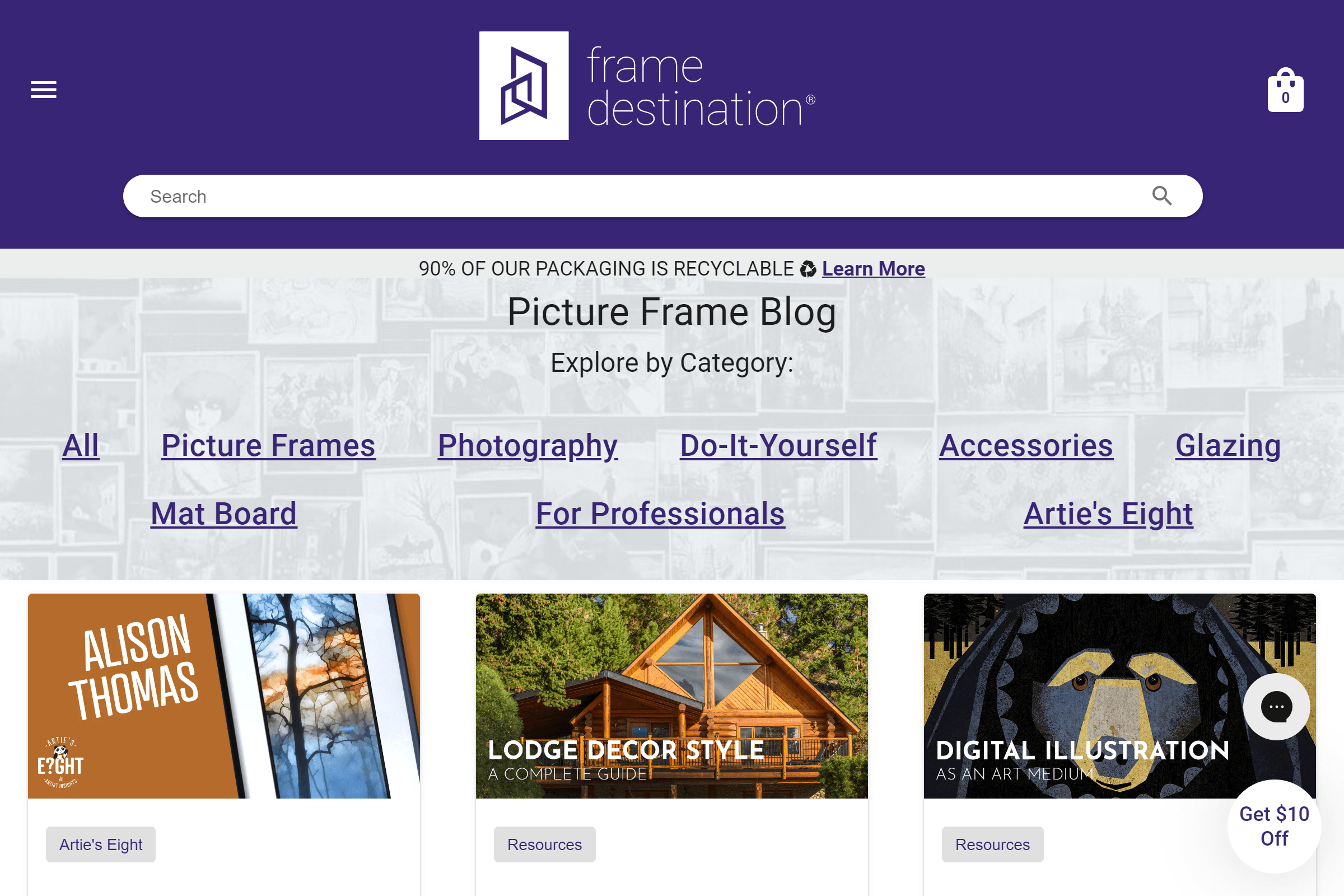 Artieâs Eight by Frame Destination art blog