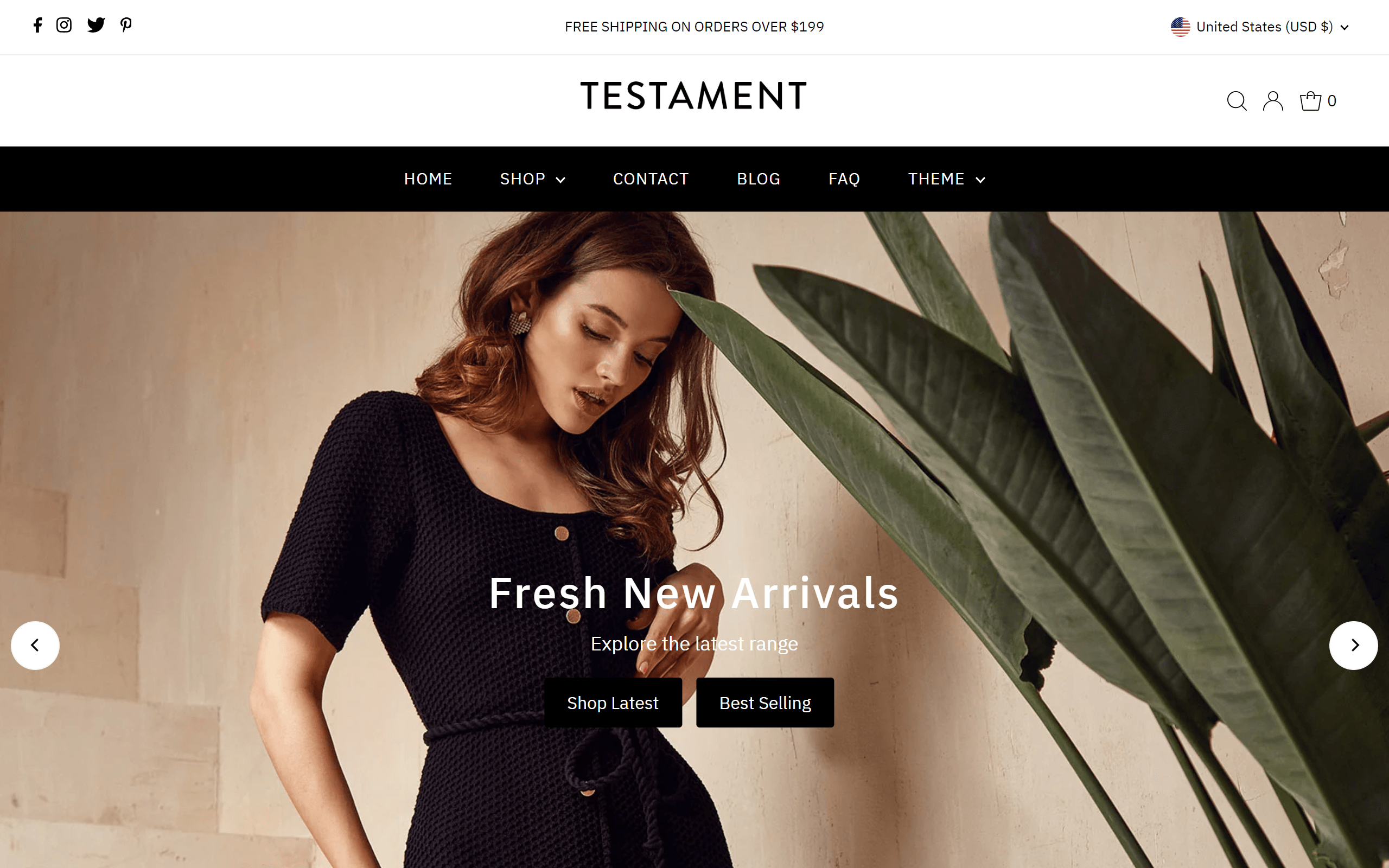 Testament Shopify Theme