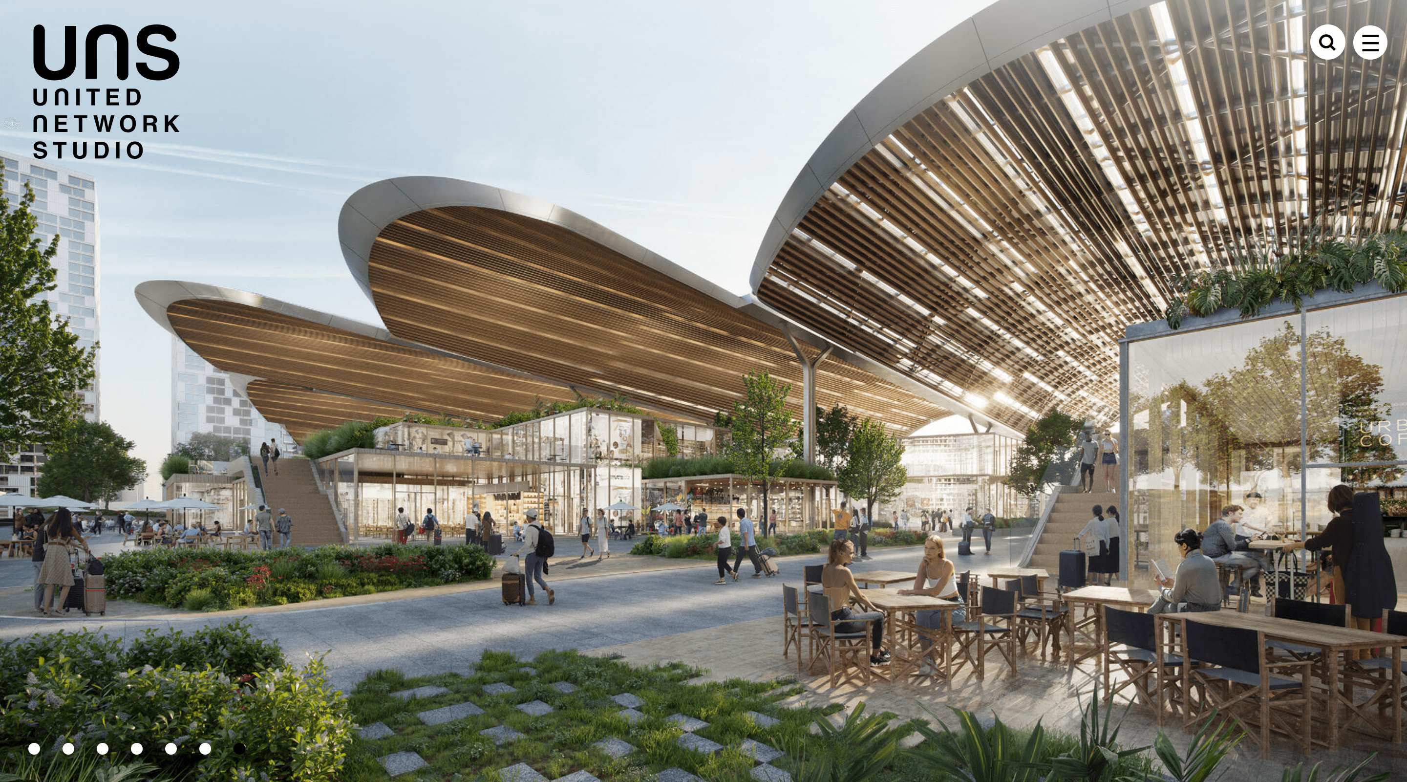 United Network Studio Architecture Website