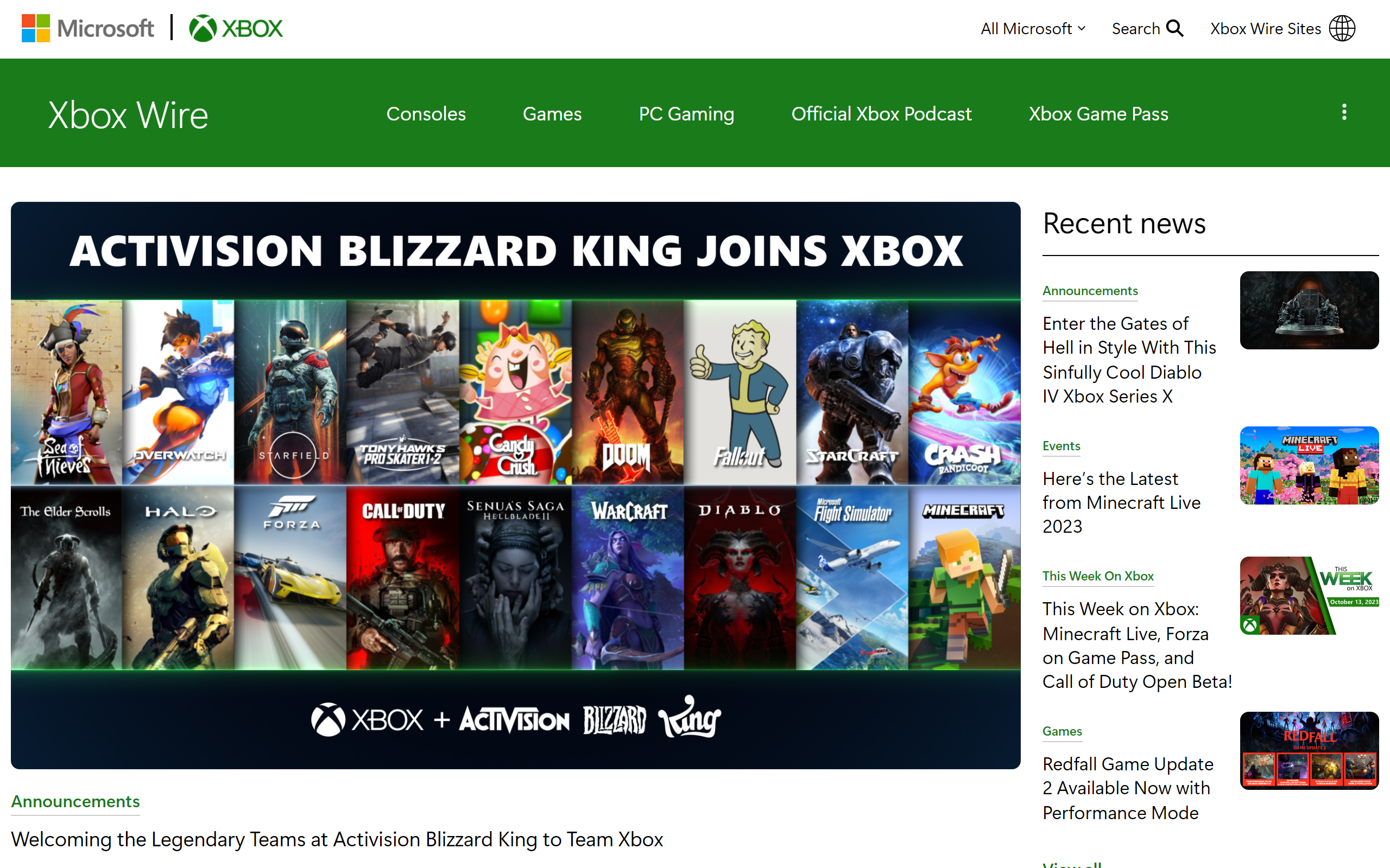 XBox Wire gaming blog