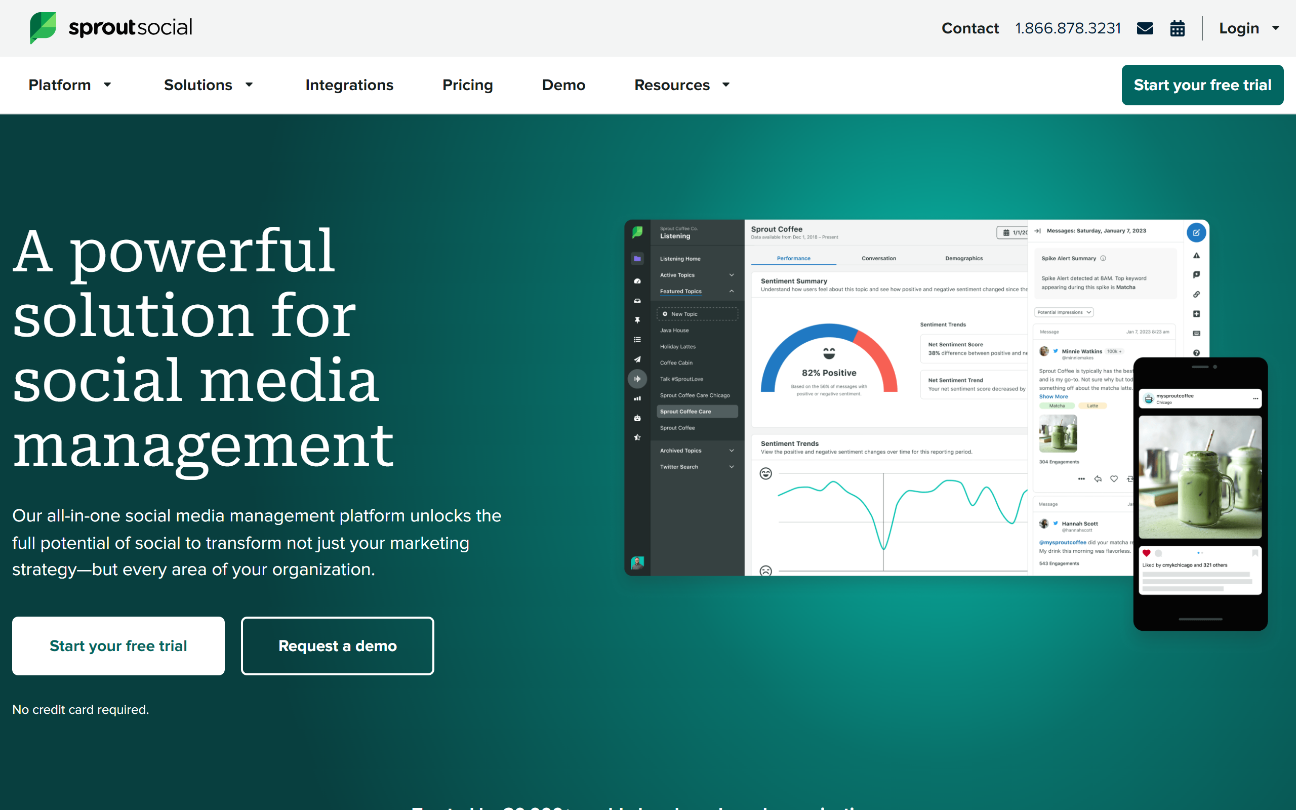 Sprout Social Competitor Analysis Tool 
