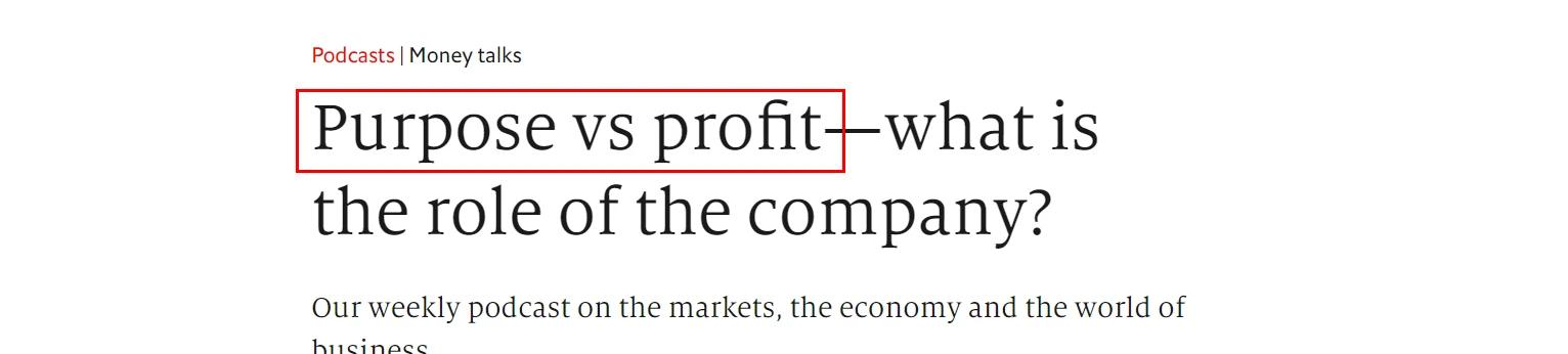 this vs. that comparisons