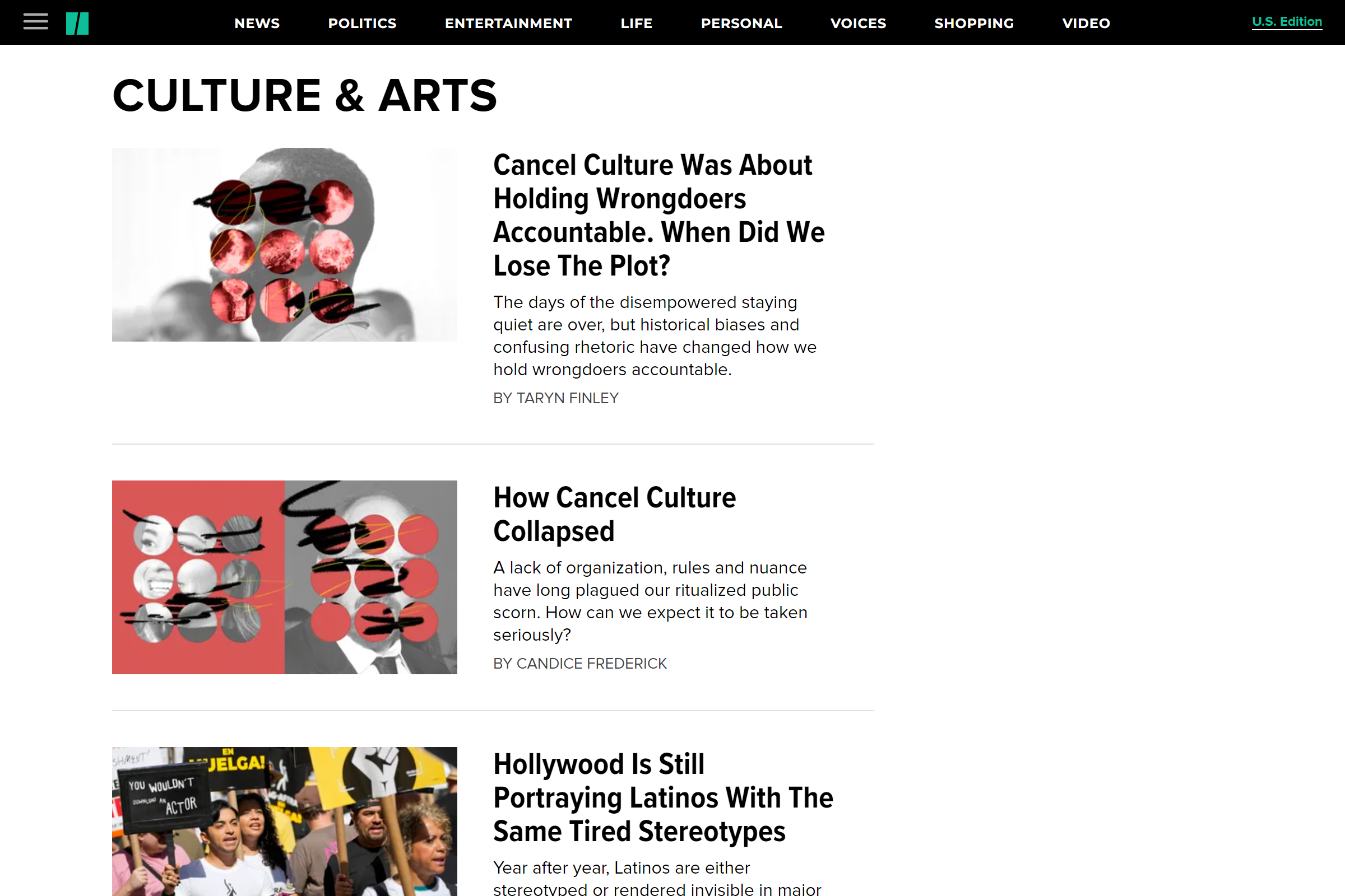 HuffPost Culture & Arts art blog