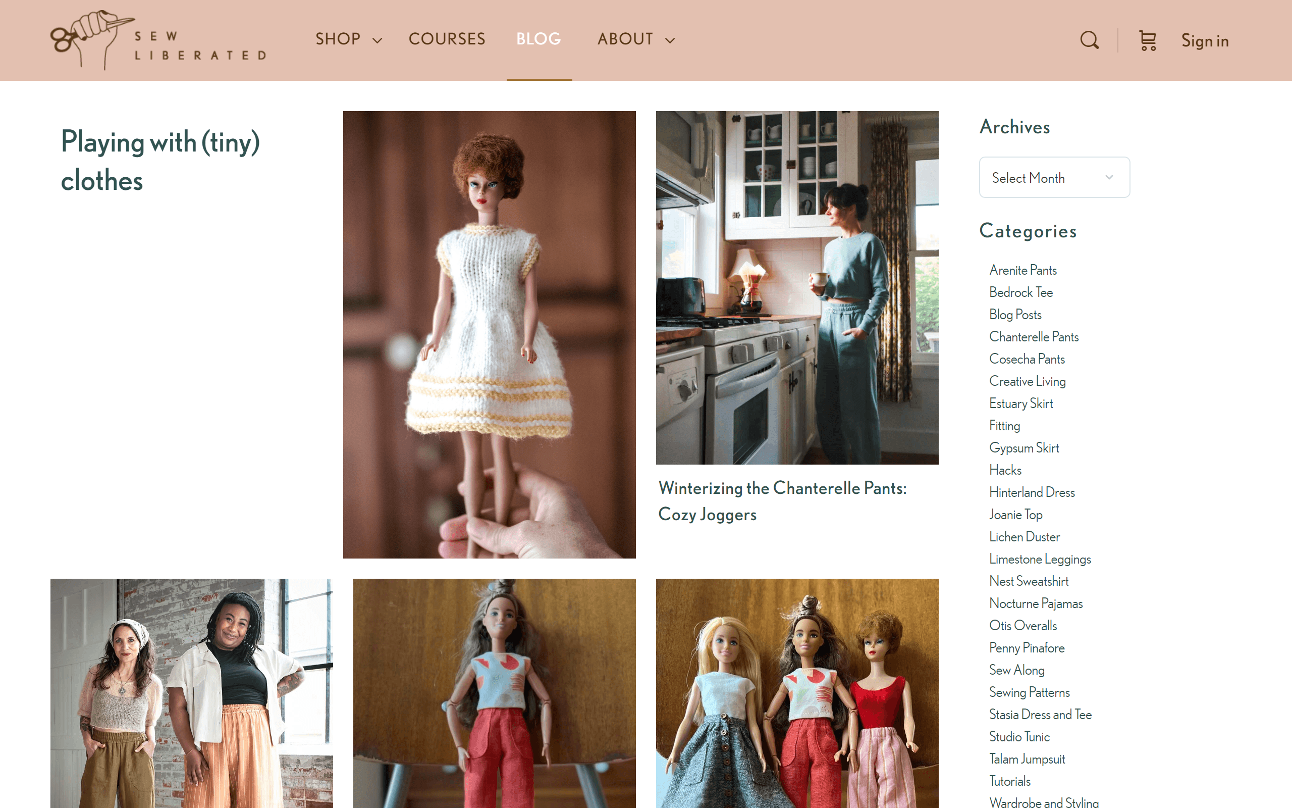Sew Liberated Blog sewing blog