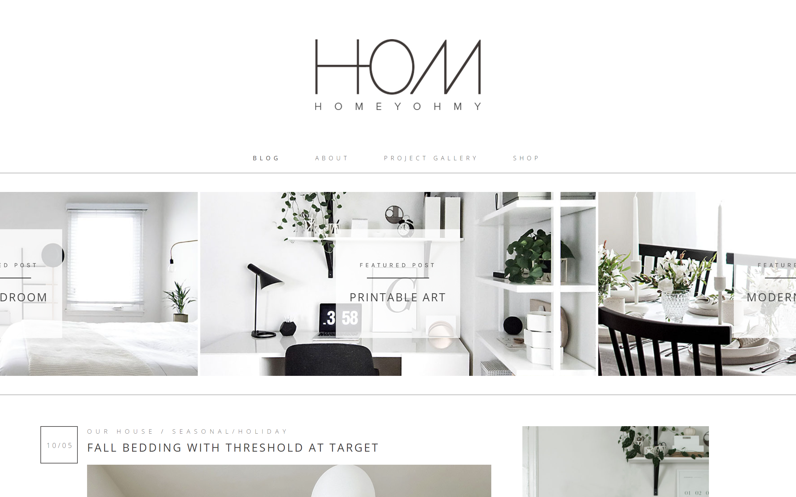 Homey Oh My interior design blog