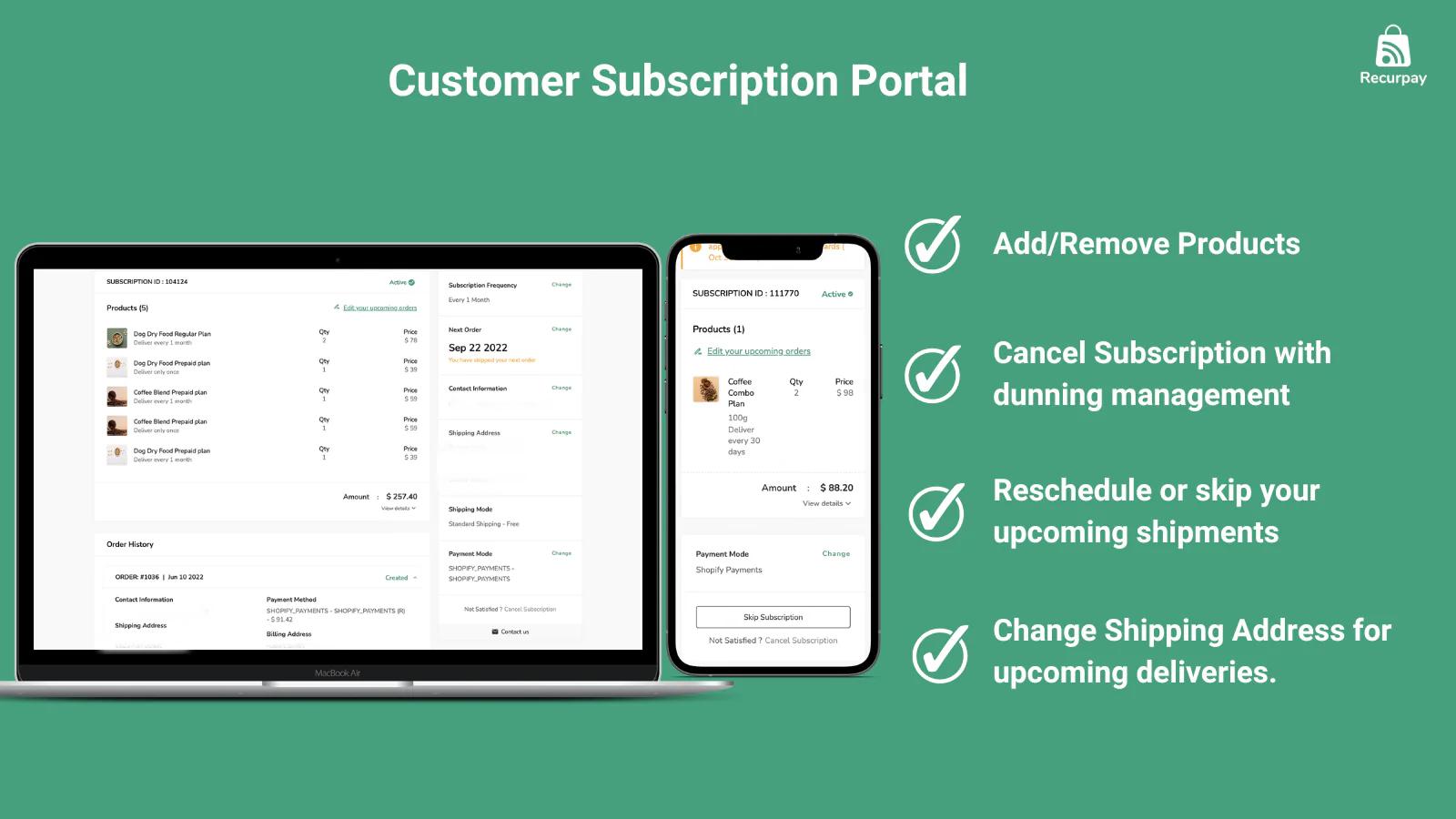 Recurpay Subscriptions App