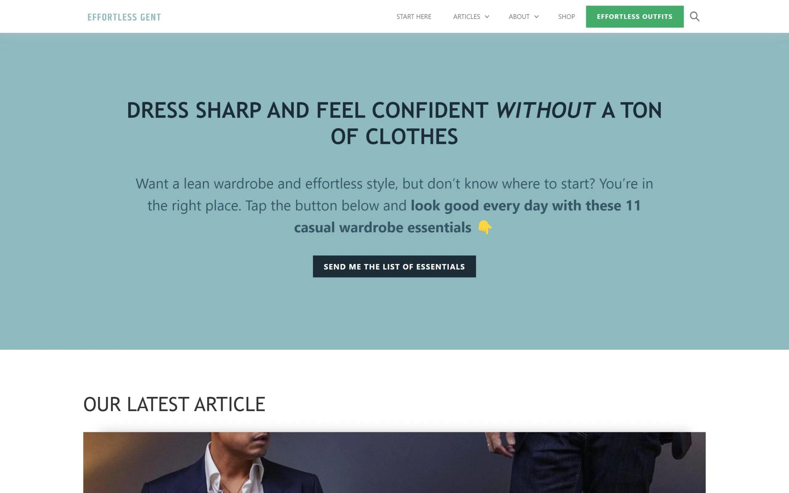 Effortless Gent fashion blog