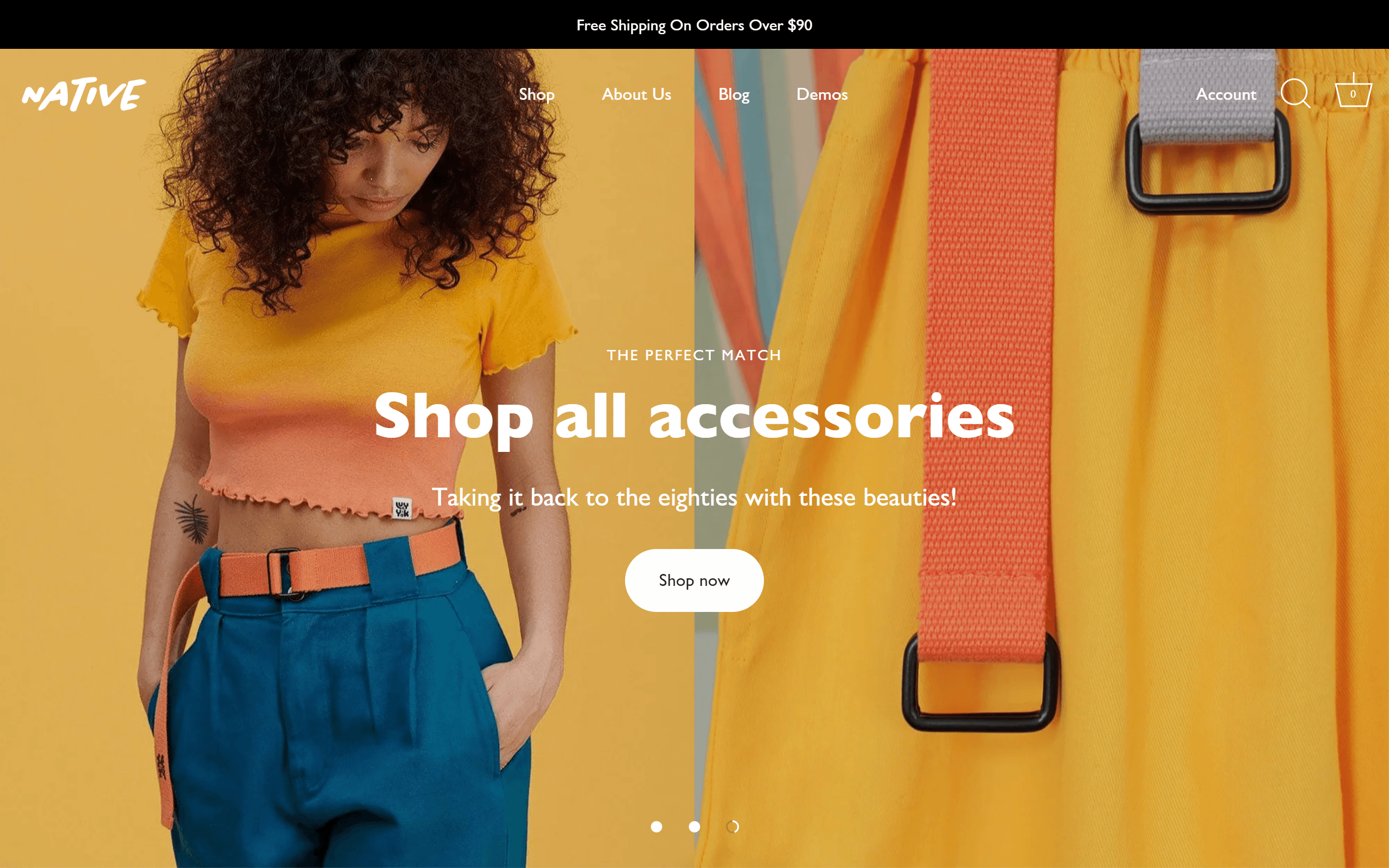 Showcase Shopify Fashion Theme