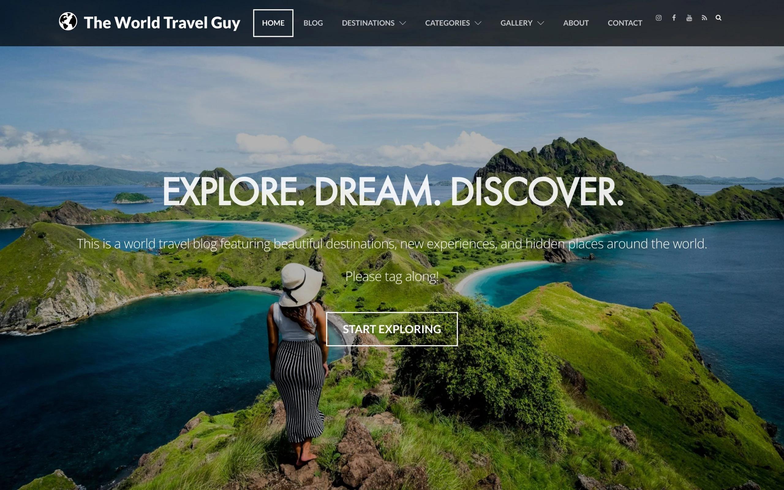 The World Travel Guy travel blog