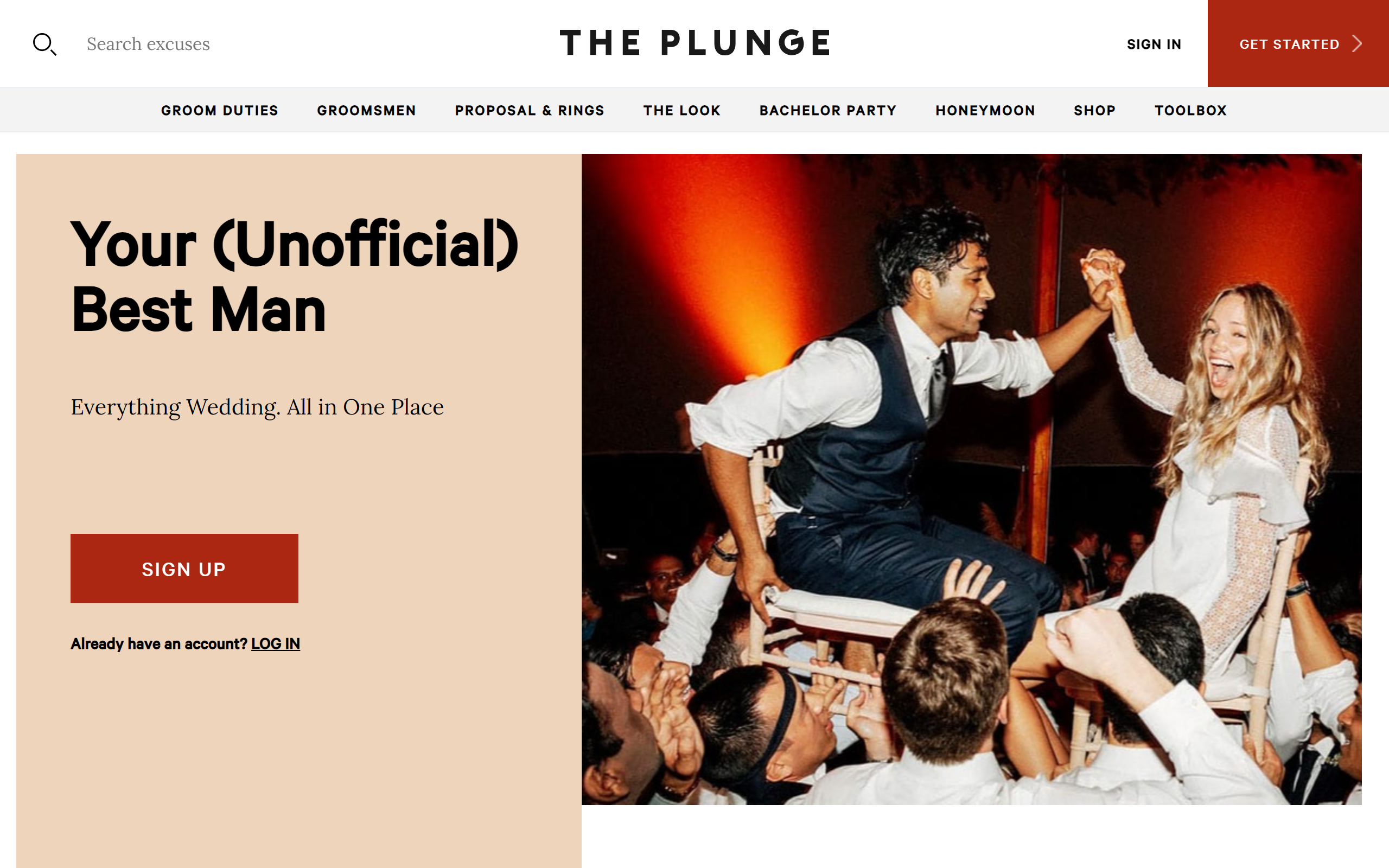 The Plunge Wedding Blog 