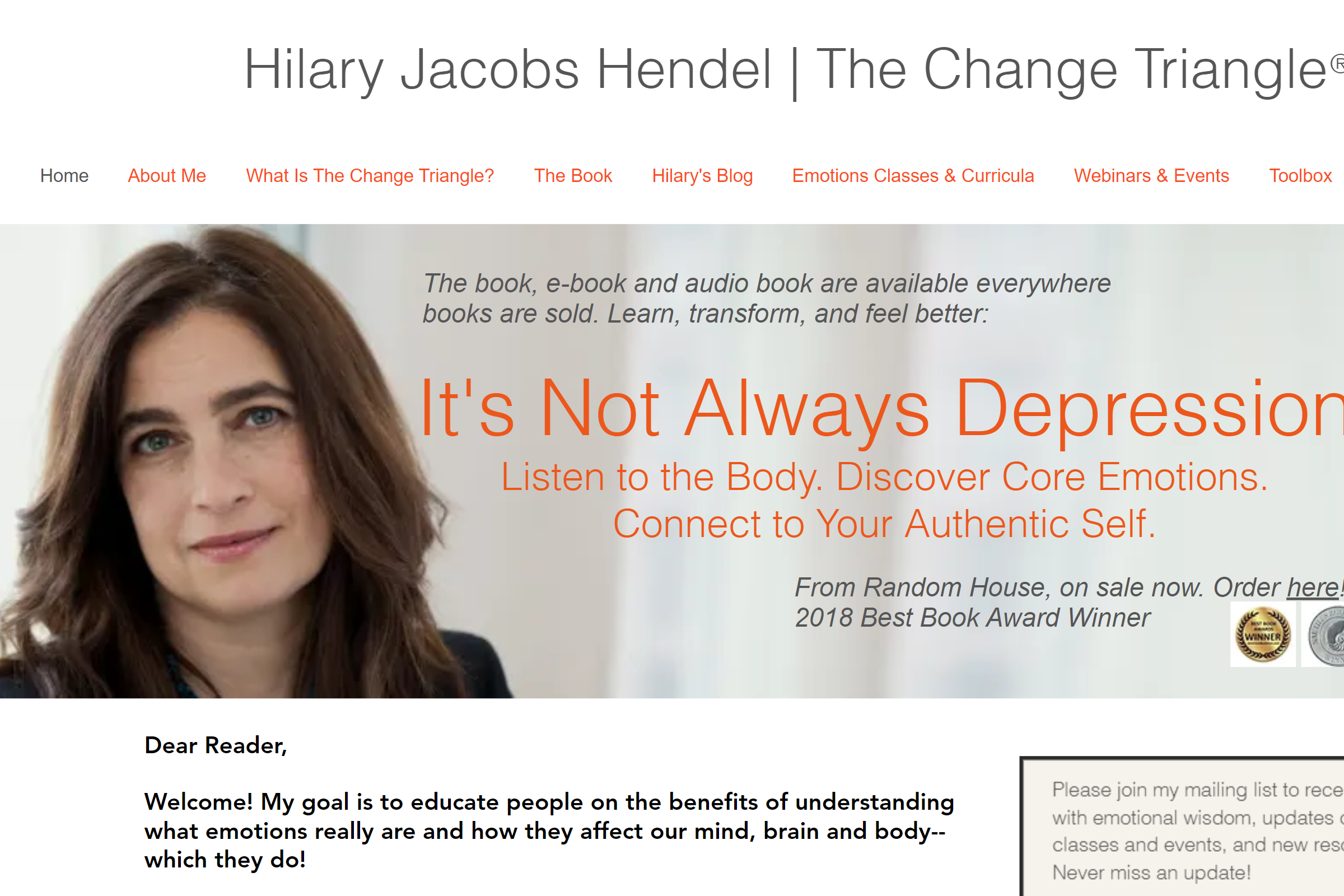 Hilary Jacobs Hendel mental health blog 
